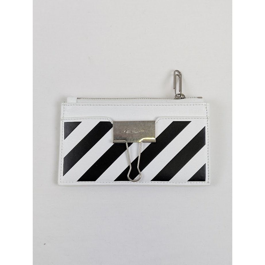 Off-White o1rshd1 Size: OS / Binder Card Case in White/Black Size ONE SIZE - 1 Thumbnail