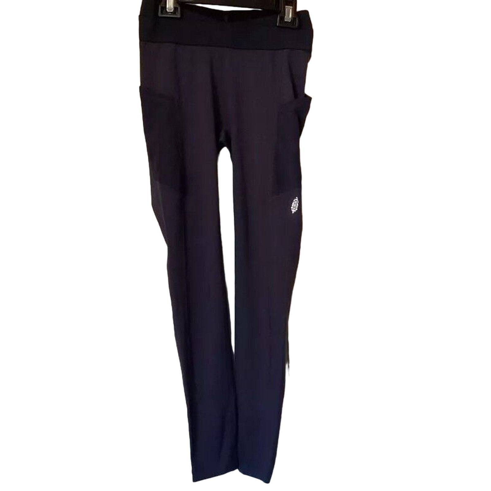 Free People New FP Movement BARRE Leggings In X-SMALL Blue Stretchy Mesh Size 26" / US 2 / IT 38 - 2 Thumbnail