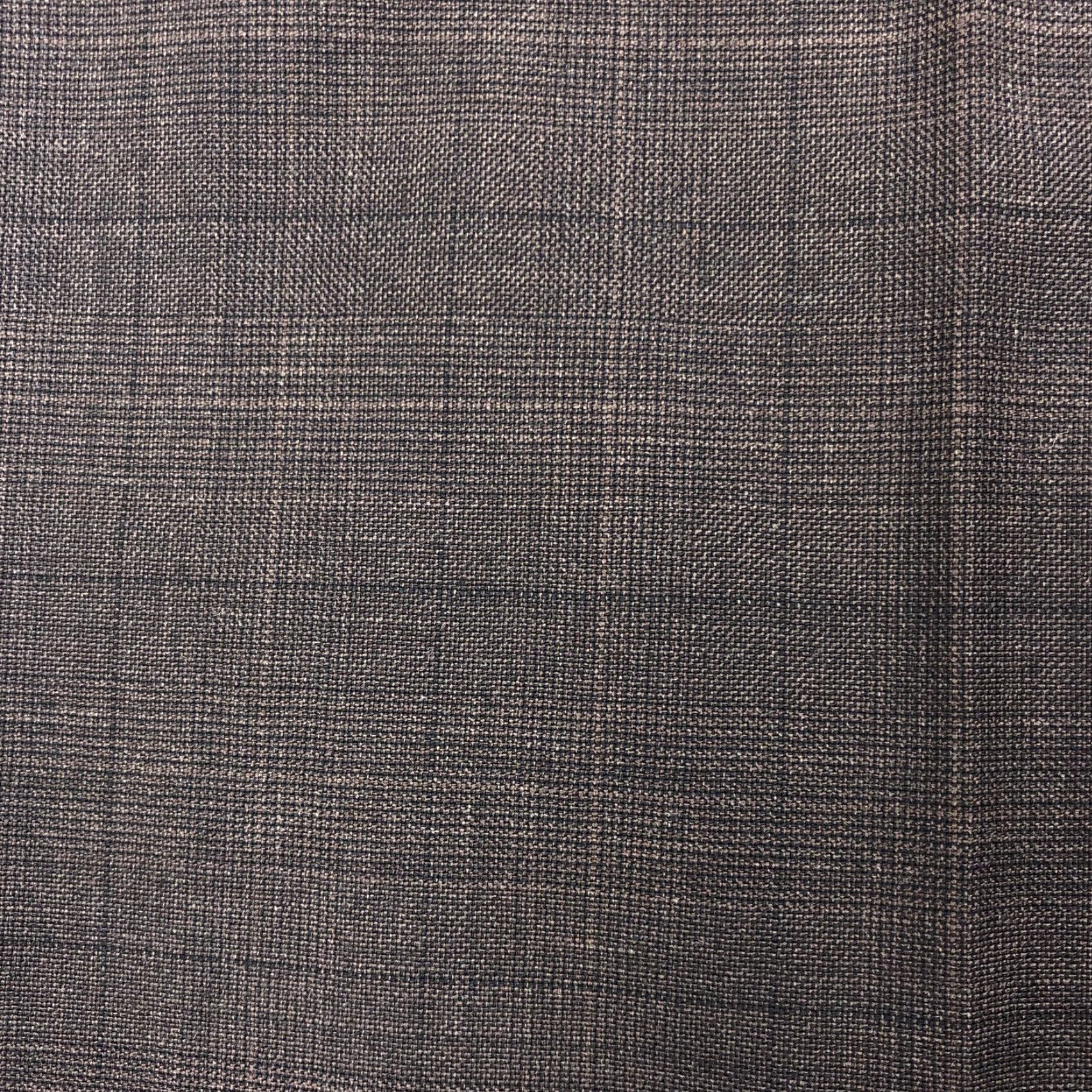 Banana Republic VINTAGE Banana Republic Classic Fit Pants Mens 33x32 Brown Wool Blend Plaid Check Dress Pants Size US 33 - 4 Thumbnail
