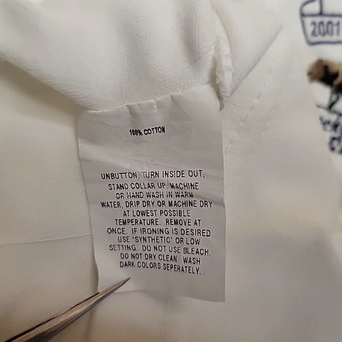 Vintage Rocky Mountain Elk Foundation Shirt Mens M White Polo RMEF Made in USA Y2K Size US M / EU 48-50 / 2 - 7 Thumbnail