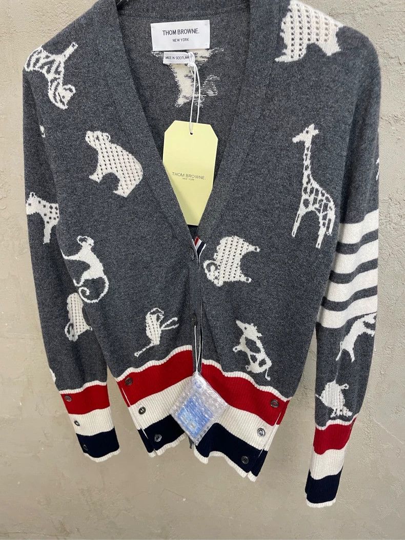Thom Browne Thom Browne Cashmere cardigan Size S / US 4 / IT 40 - 4 Thumbnail