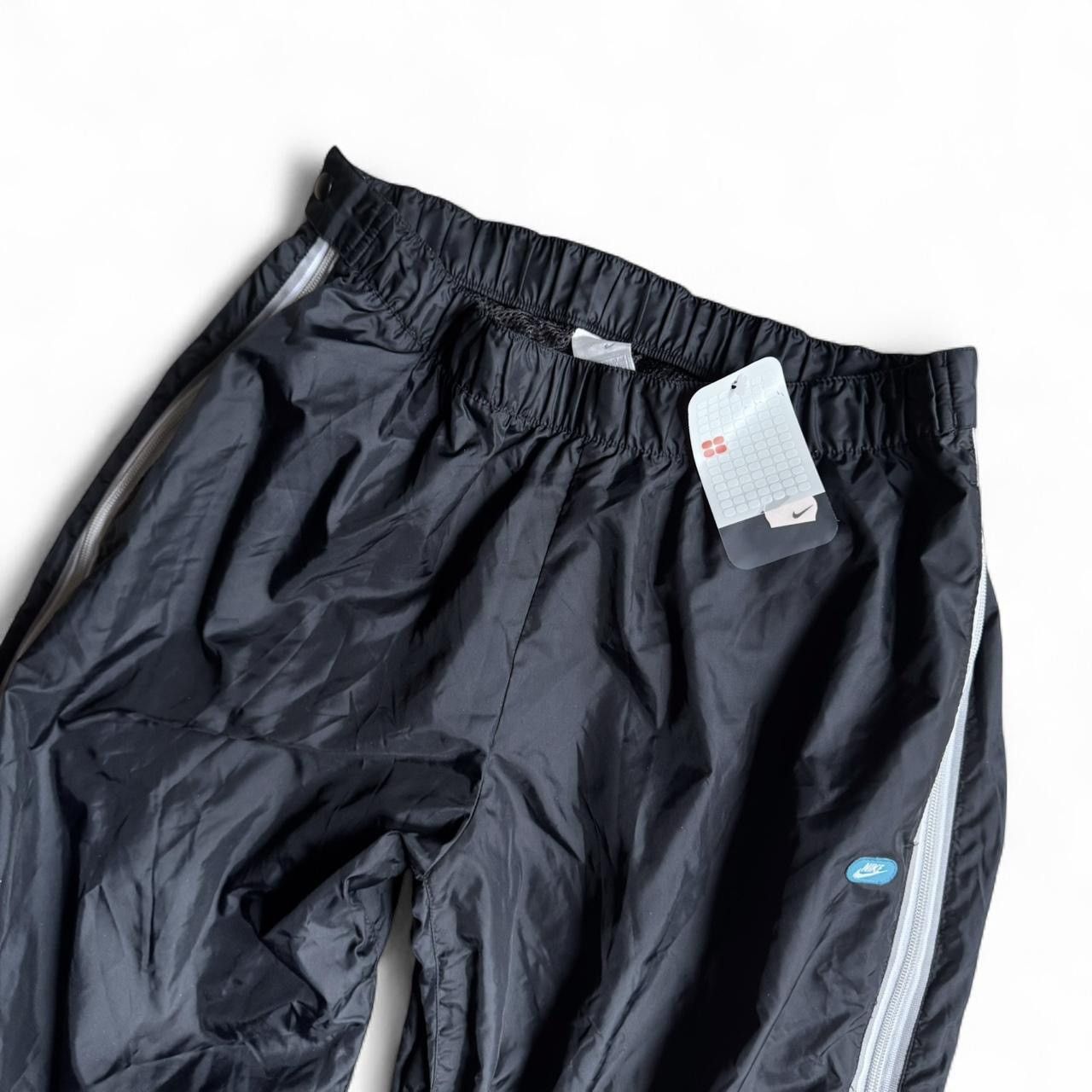 Nike Y2K Nike black windbreaker baggy zip track pants size XL NWT Size US 34 / EU 50 - 4 Thumbnail