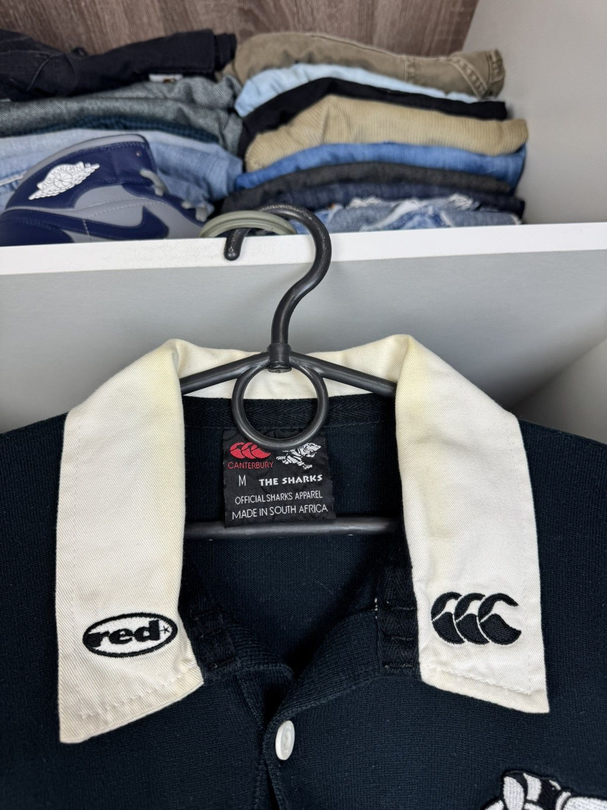 Canterbury of New Zealand Vintage Canterbury The Sharks Rugby Shirt Size US M / EU 48-50 / 2 - 3 Thumbnail