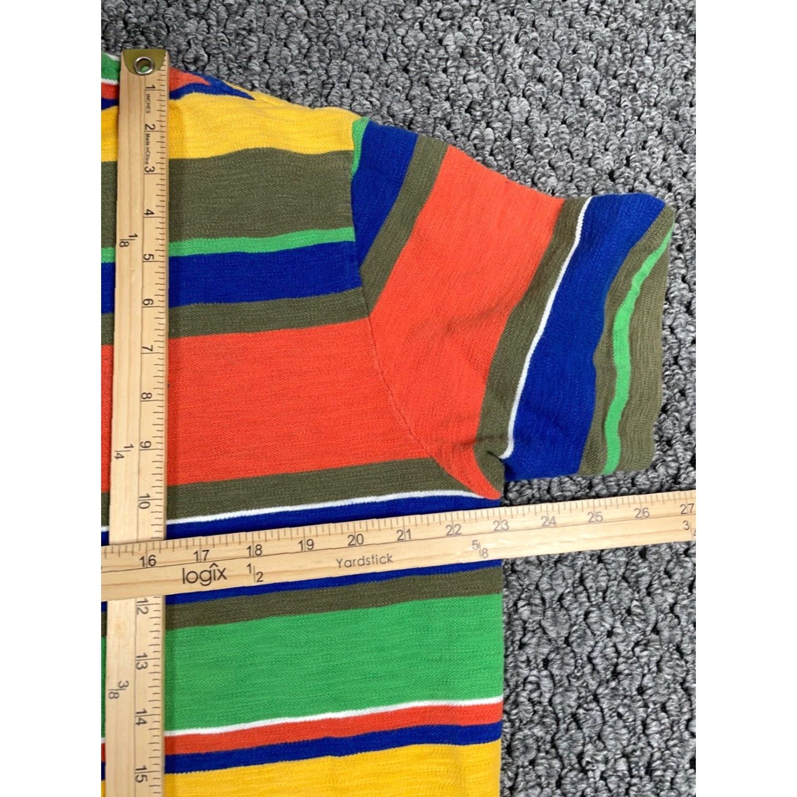 Polo Ralph Lauren VINTAGE Polo Ralph Lauren Polo Shirt Adult XL Rainbow Striped Cotton 90s Casual Mens Size US XL / EU 56 / 4 - 6 Thumbnail