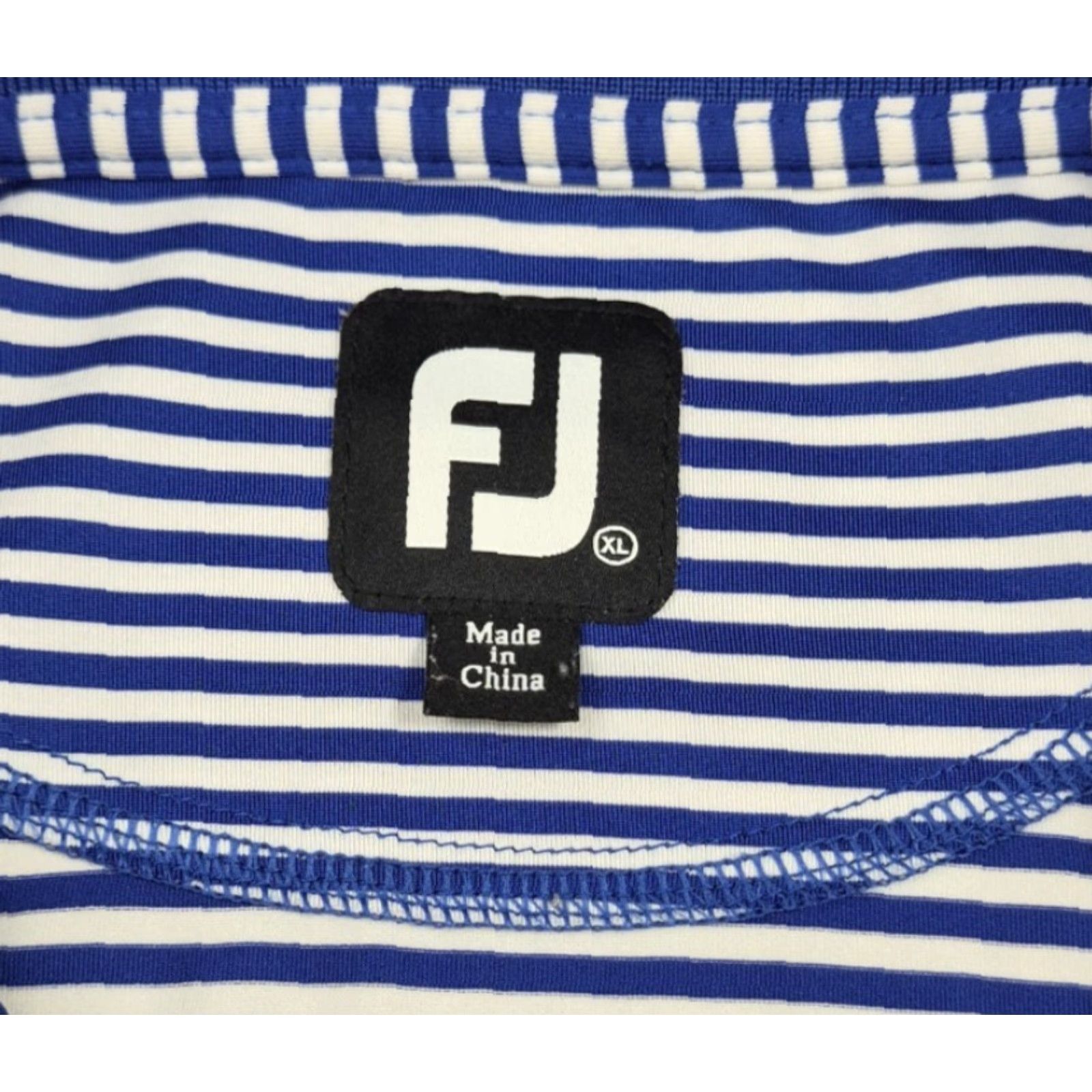 Footjoy FootJoy Polo Shirt Mens XL Striped Performance Short Sleeve Polo Golf Shirt Mens 2XL Multicolor Logo Pattern Size US XL / EU 56 / 4 - 5 Thumbnail
