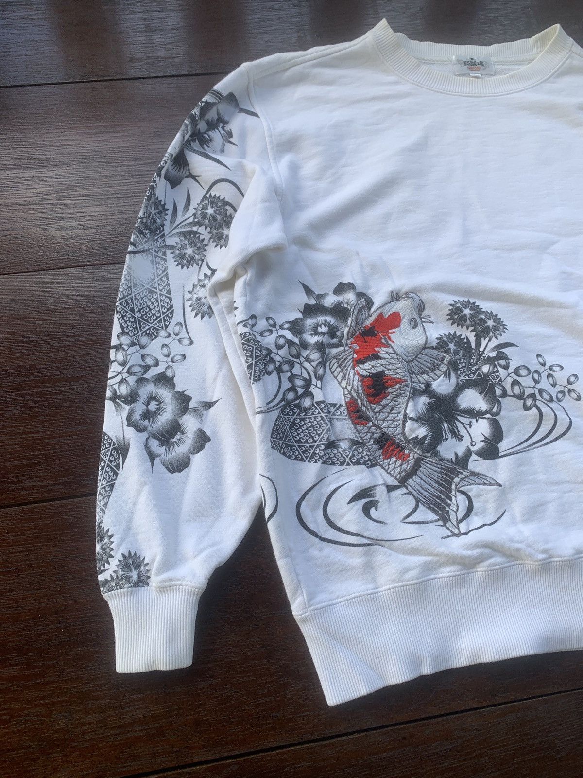 Japanese Brand Karakuri Tamashii Japan embroidery Koi fish sukajan tattoo Size US M / EU 48-50 / 2 - 3 Thumbnail