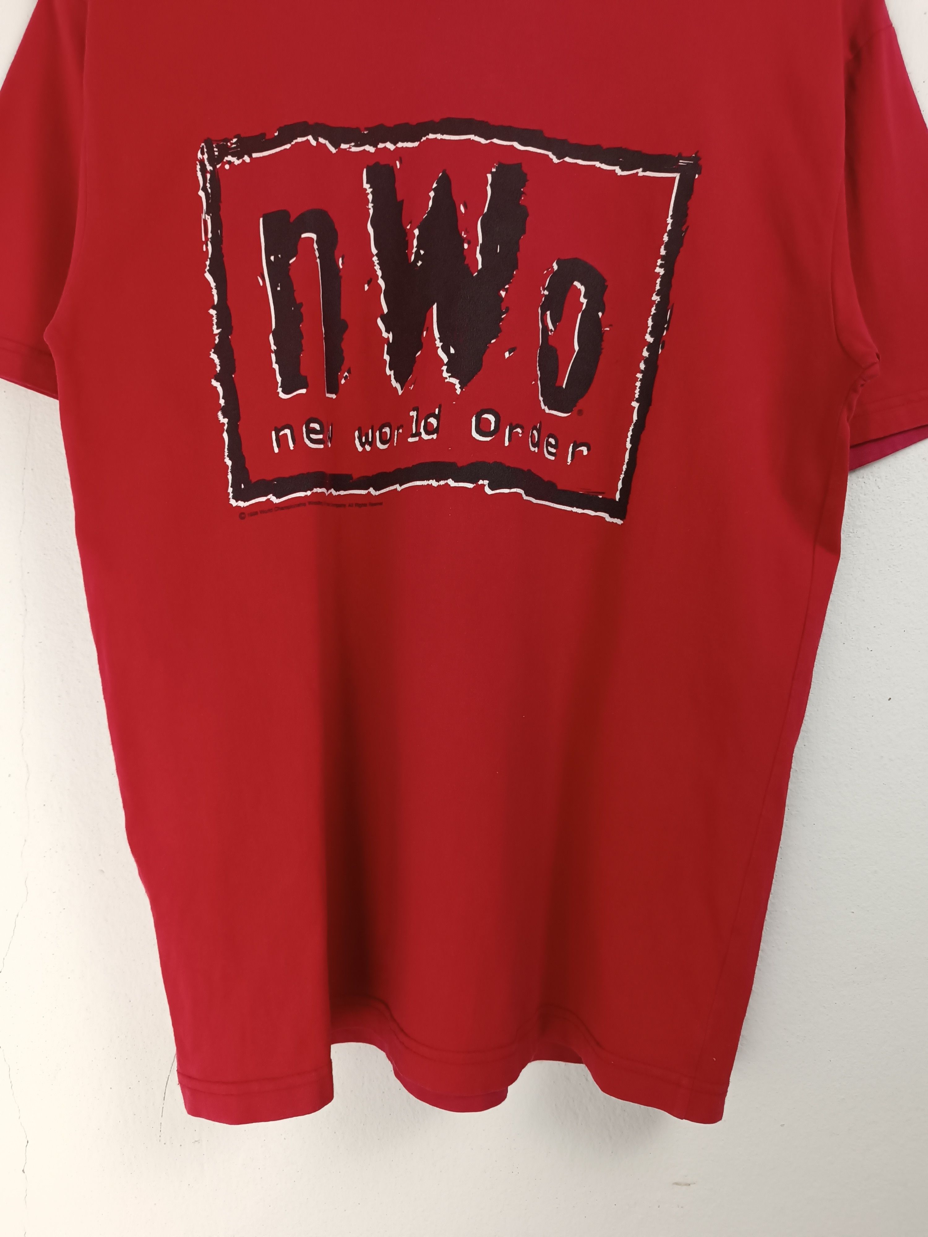 Vintage VINTAGE 90'S N.W.O NEW WORLD ORDER HOGAN NASH VERY RARE TEE Size US S / EU 44-46 / 1 - 7 Thumbnail