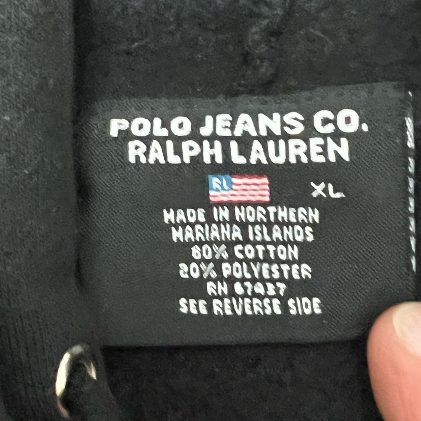 Polo Ralph Lauren Vintage Polo Jeans Ralph Lauren Hoodie Embroided Logo CLEAN Size US XL / EU 56 / 4 - 4 Thumbnail