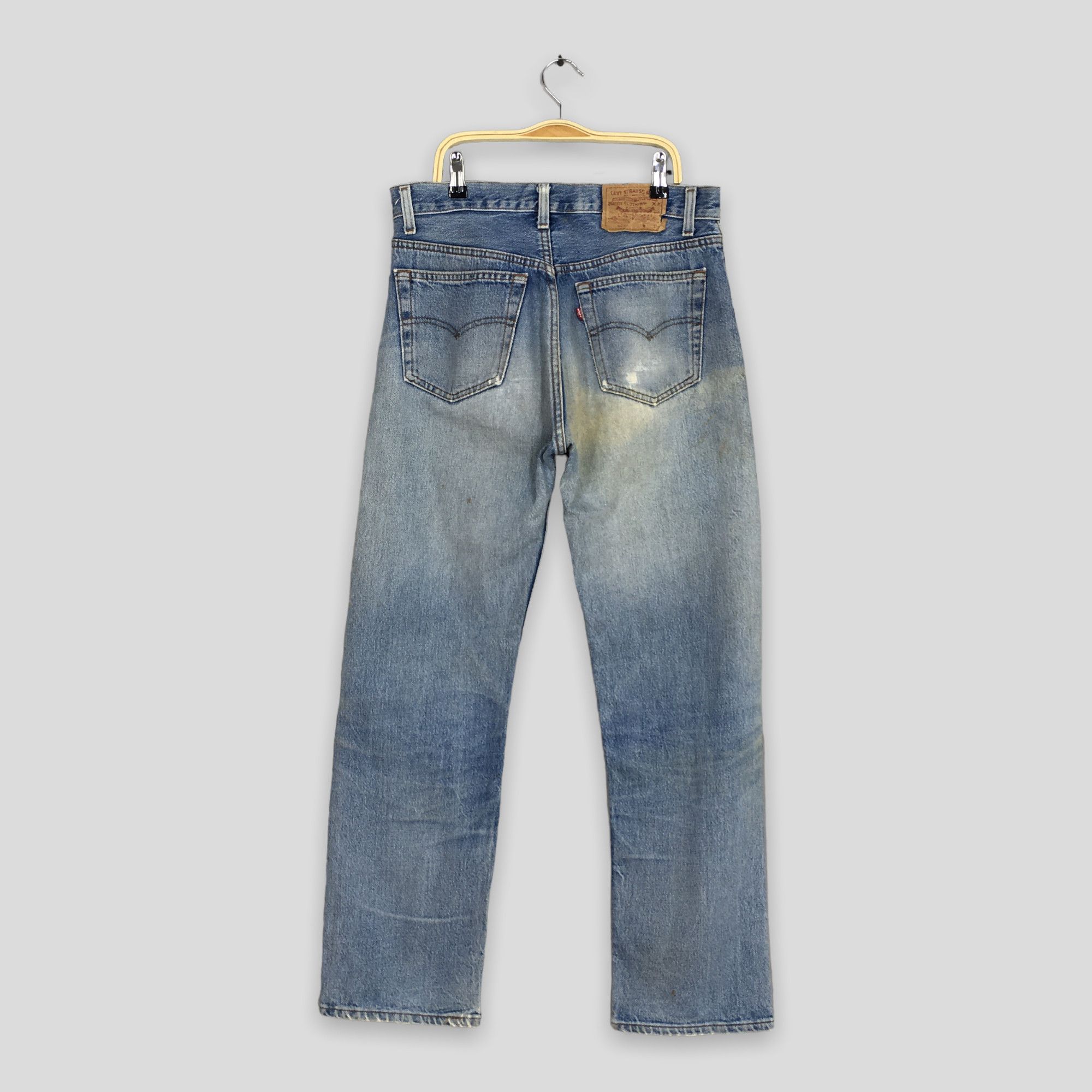 Levi's Size 31x29 Vintage 90s Levi's 501 Distressed Jeans S1679 Size US 31 - 10 Thumbnail