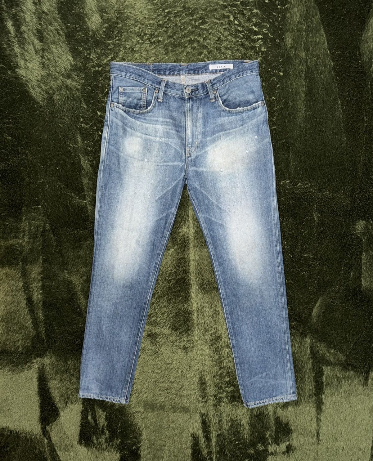 Edwin [33] EDWIN 503 Vintage Washed Denim Pants Made in Japan Size US 33 - 1 Thumbnail