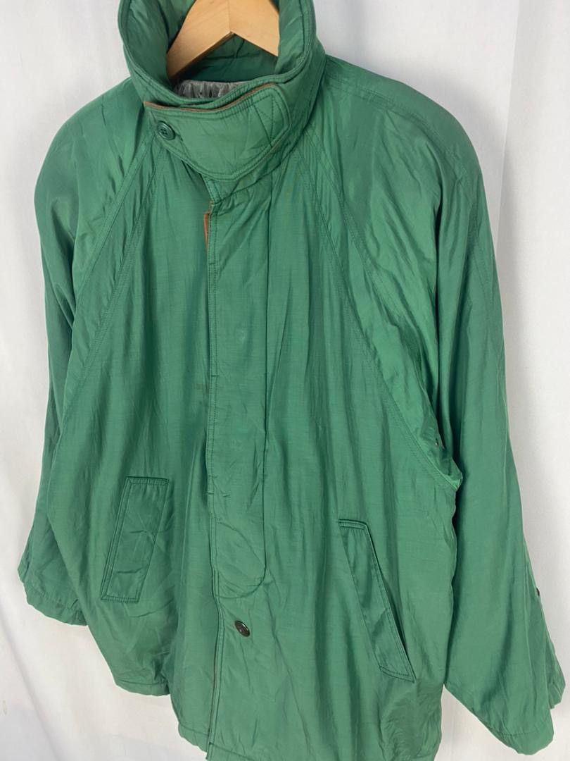 Lagato design snap button jacket hidden hoodie