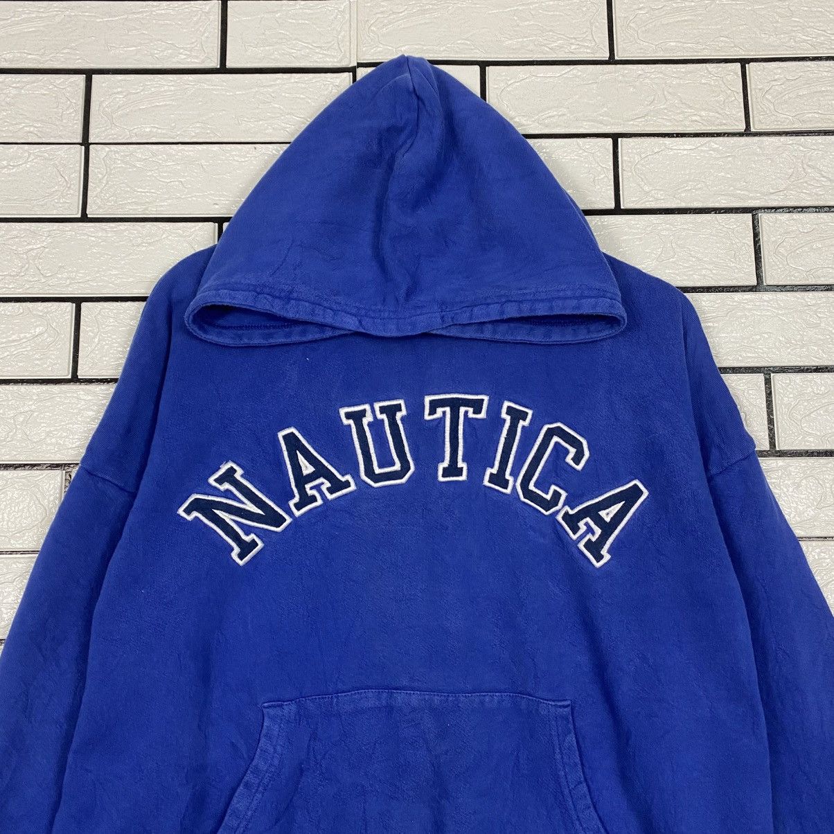 Japanese Brand 📌Vintage Hoodie Nautica Pull Over Embroidery Big Logo Size US XL / EU 56 / 4 - 4 Thumbnail