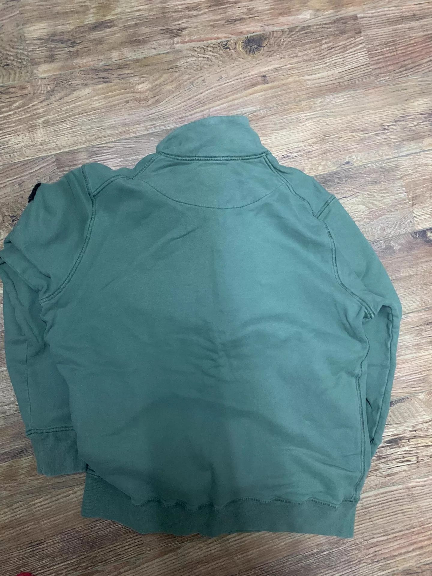 Stone Island Stone Island Green L Half-Zip Hoodie w/ Compass Badge Size US L / EU 52-54 / 3 - 7 Thumbnail
