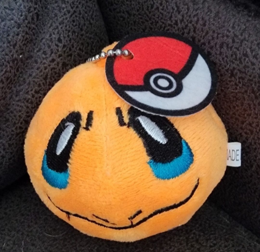 Pokemon NWOT Pokemon Charmander Orange Keychain Ring Plush 3" Size ONE SIZE - 1 Thumbnail