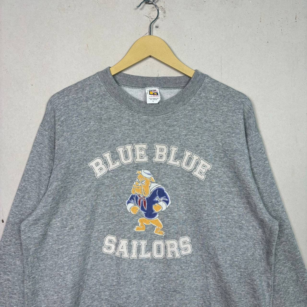 Russell Athletic Blue Blue x Russell Athletic Bulldog Sailor Sweatshirt L Size US L / EU 52-54 / 3 - 3 Thumbnail