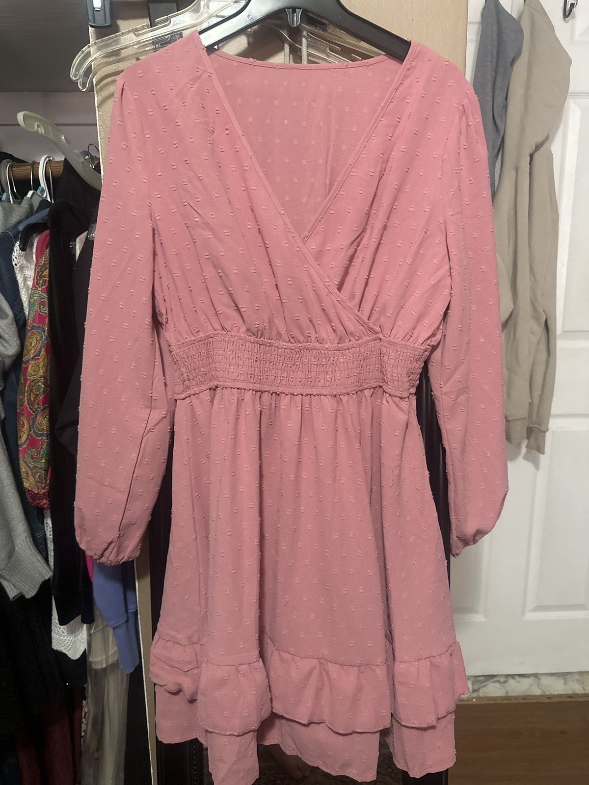 Other long sleeve pink dress Size L / US 10 / IT 46 - 2 Thumbnail