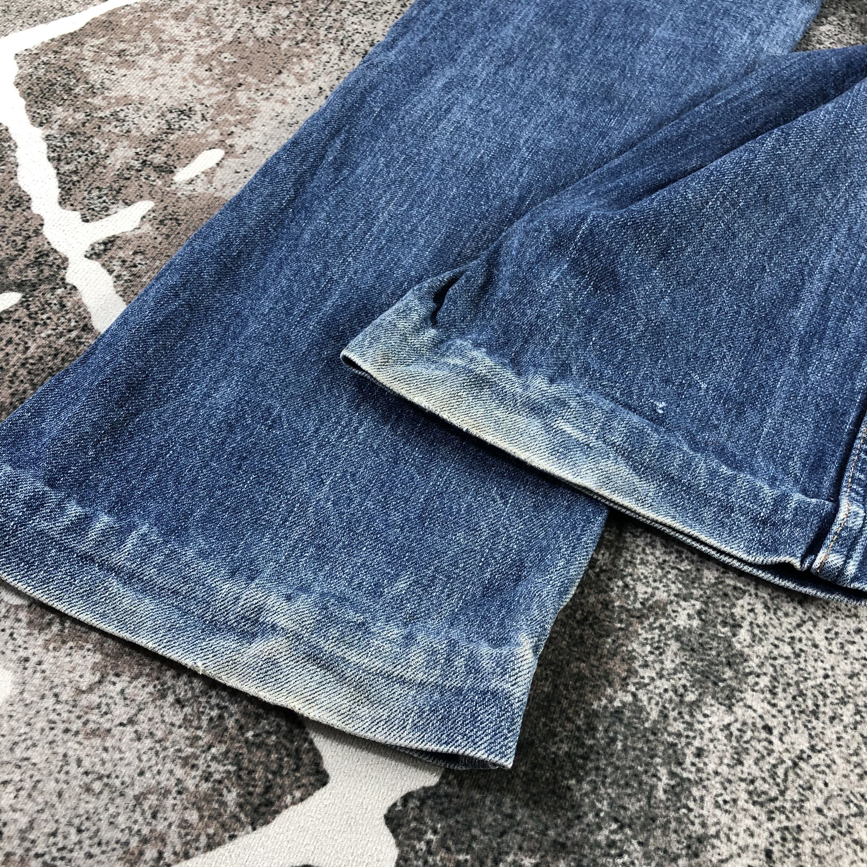 Vintage Vintage Wrangler Jeans Faded Blue Denim KJ1463 Size US 30 / EU 46 - 6 Thumbnail