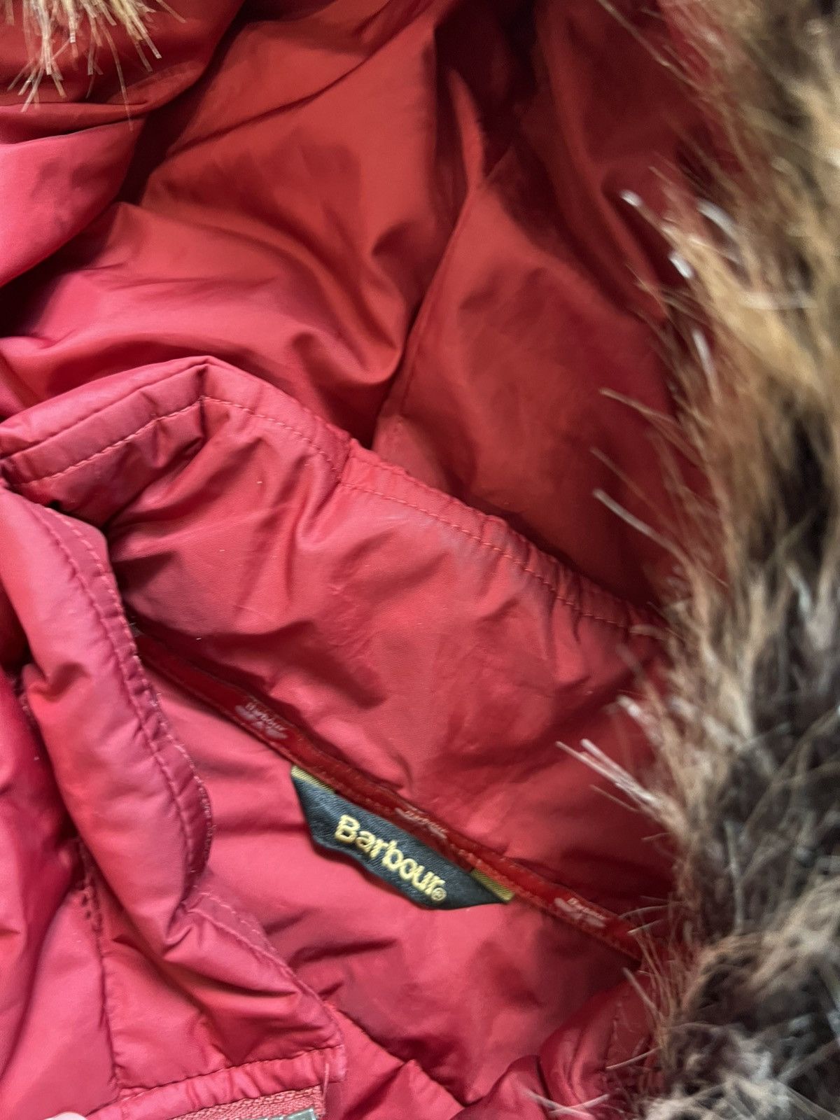 Barbour Barbour Red Down Jacket Womens Puffer Winter Size M / US 6-8 / IT 42-44 - 6 Thumbnail
