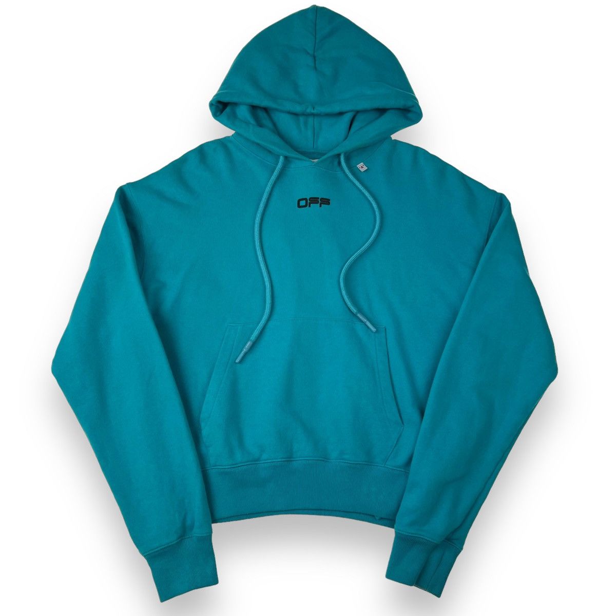 Off-White Off-White Spring Summer 20 Teal Hoodie Size US S / EU 44-46 / 1 - 2 Thumbnail