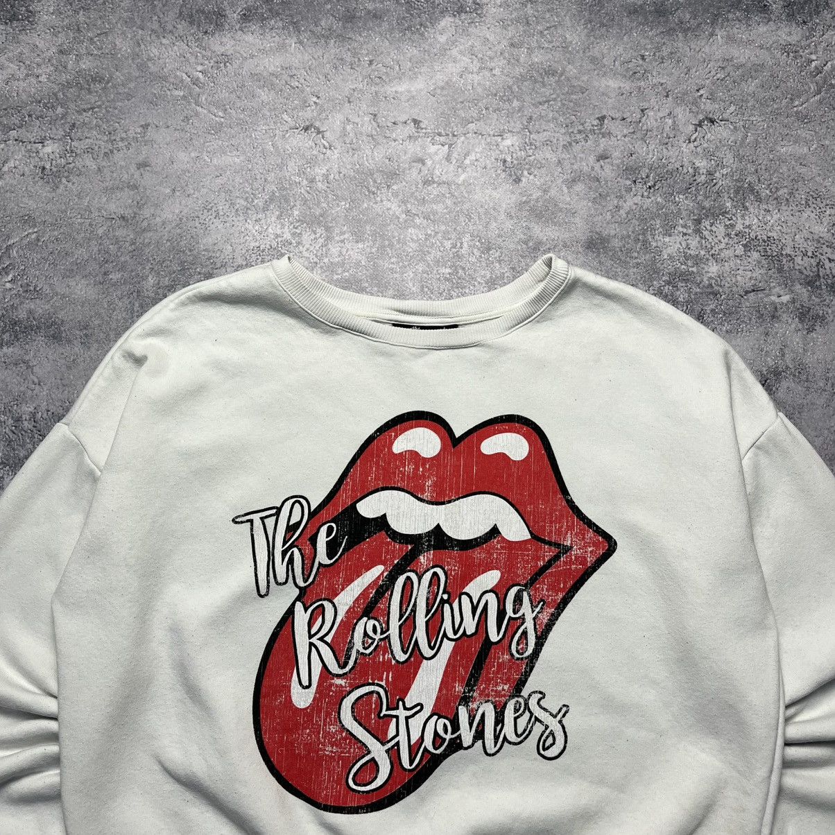Band Tees × The Rolling Stones The Rolling Stones Big Logo Sweatshirt Rock Band Size S / US 4 / IT 40 - 2 Thumbnail