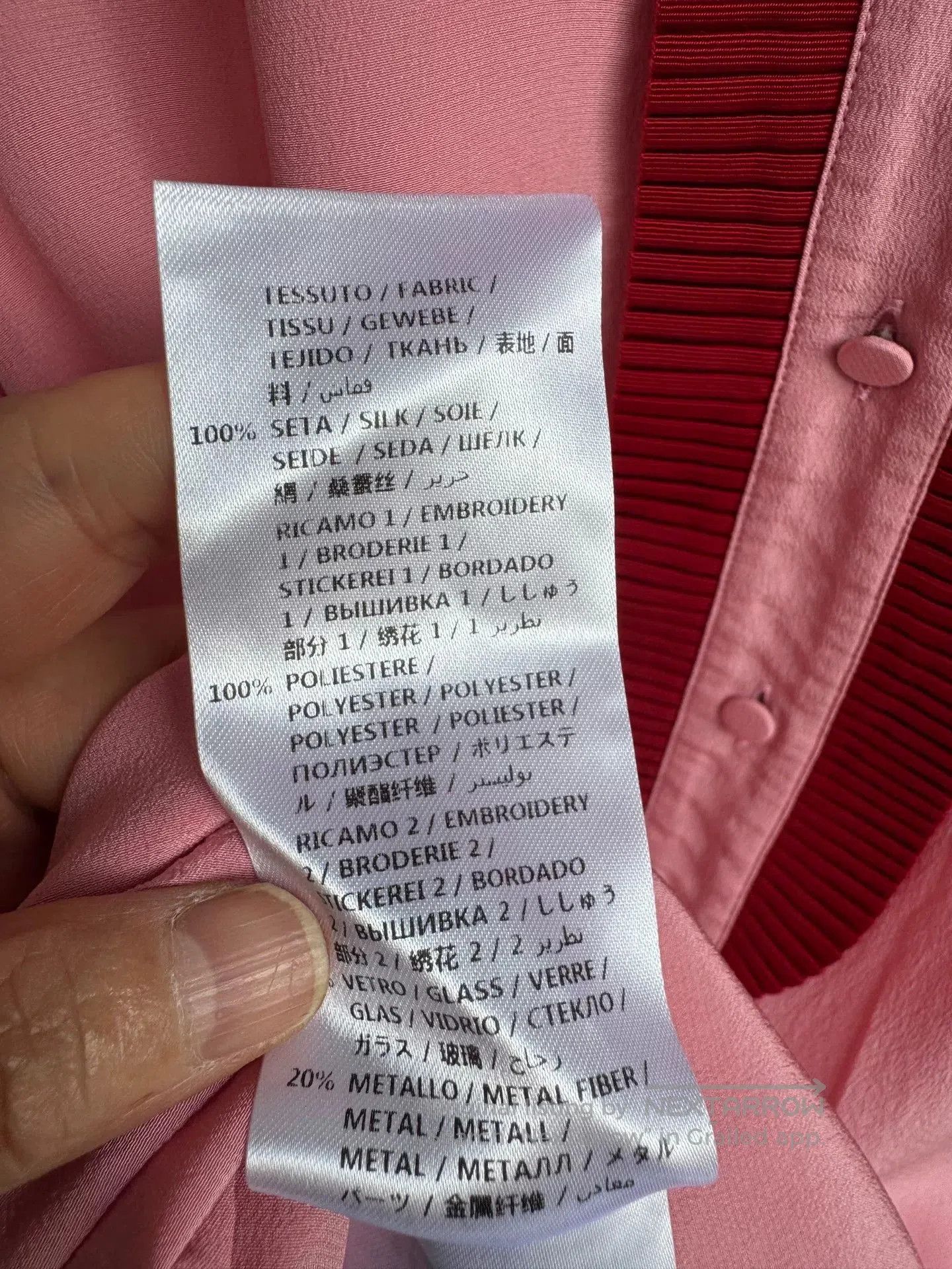 Gucci Gucci Pink Silk Shirt Size 36. Size XS / US 0-2 / IT 36-38 - 8 Thumbnail