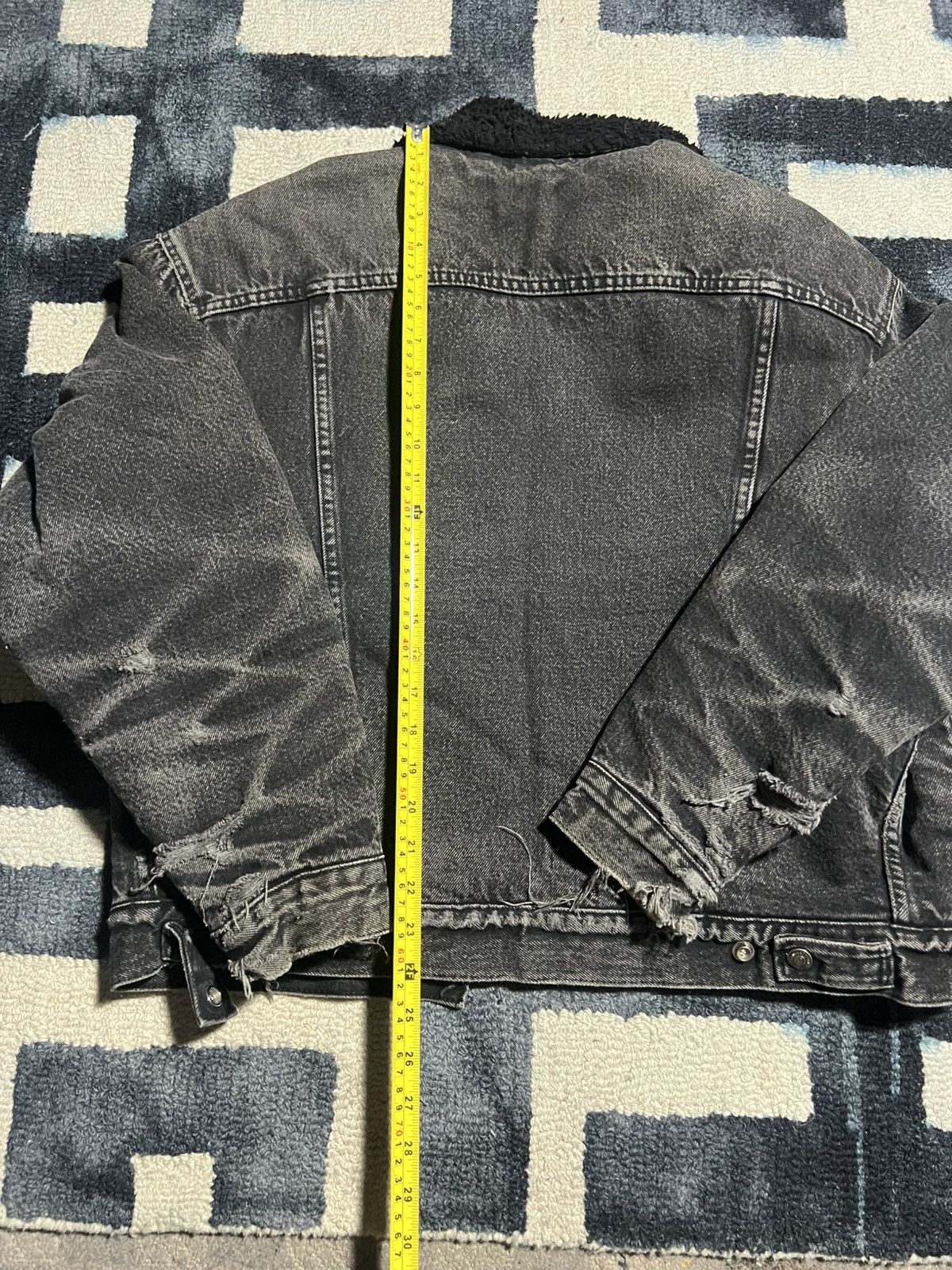 Levi's Vintage Clothing Vintage Levi’s jacket denim Sherpa outerwear grunge Size US S / EU 44-46 / 1 - 6 Thumbnail