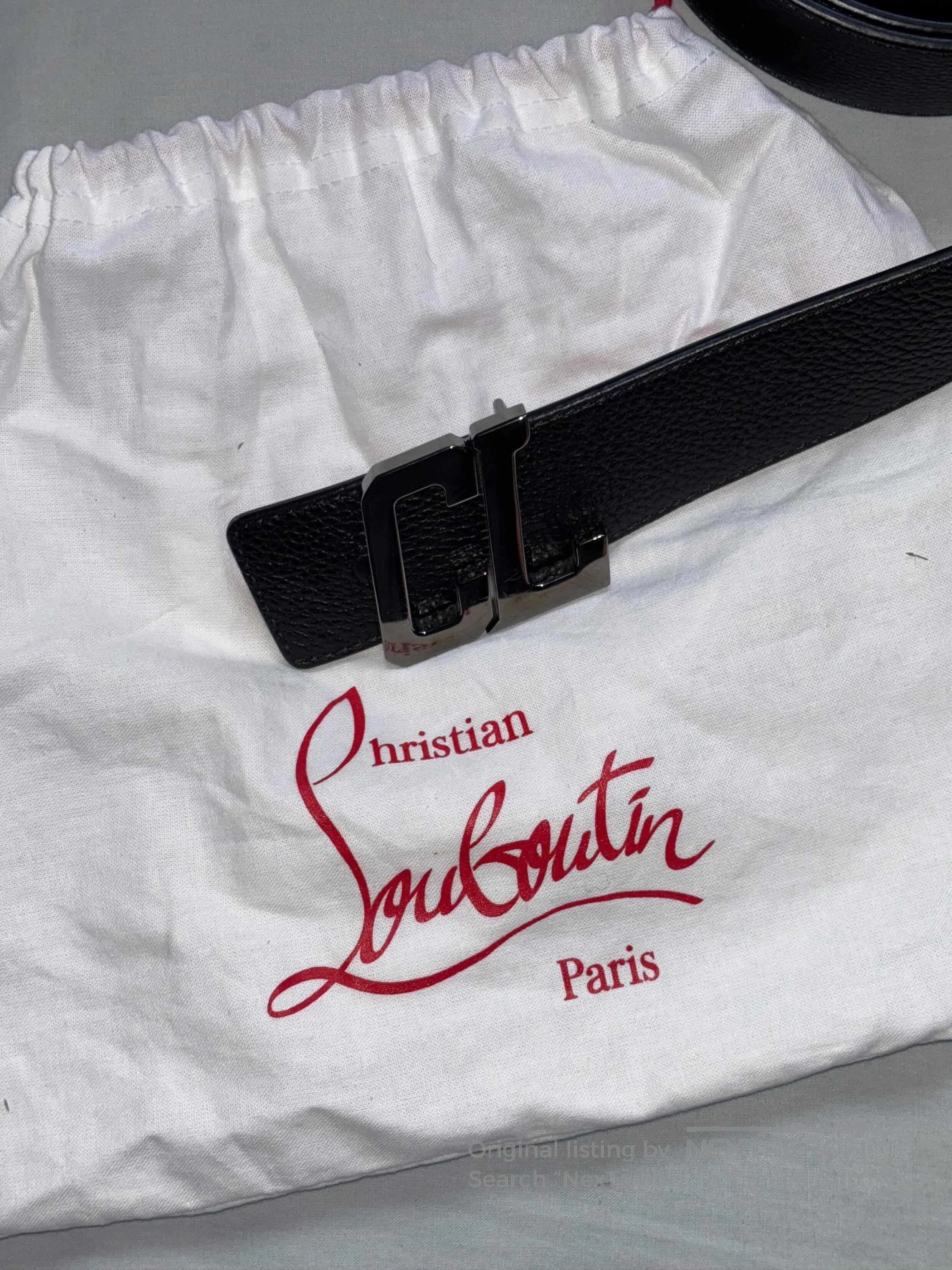 Christian Louboutin Christian Louboutin Reversible Belt . Size ONE SIZE - 3 Thumbnail
