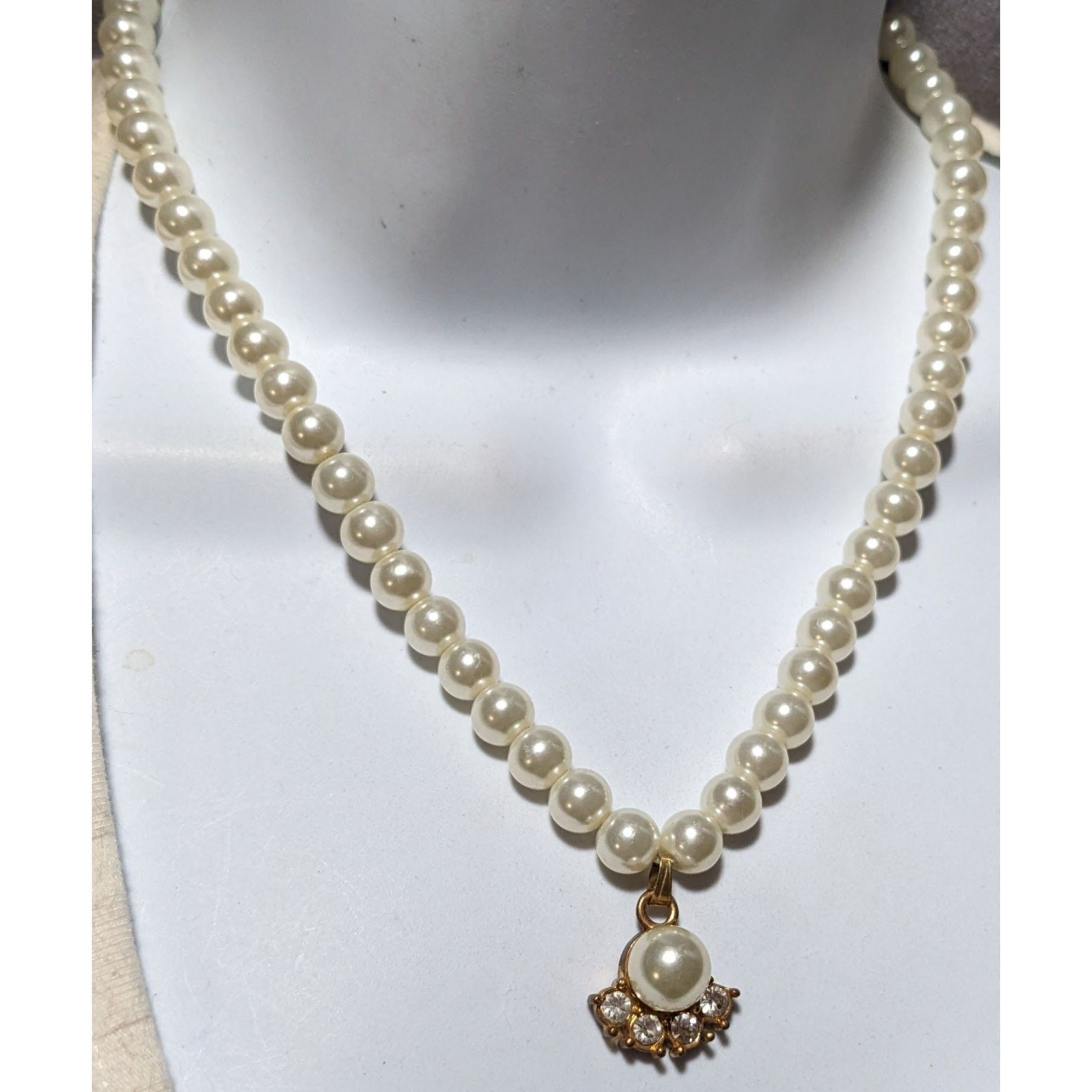 Other Vintage Regency Style Pearl Bridal Necklace Size ONE SIZE - 9 Thumbnail