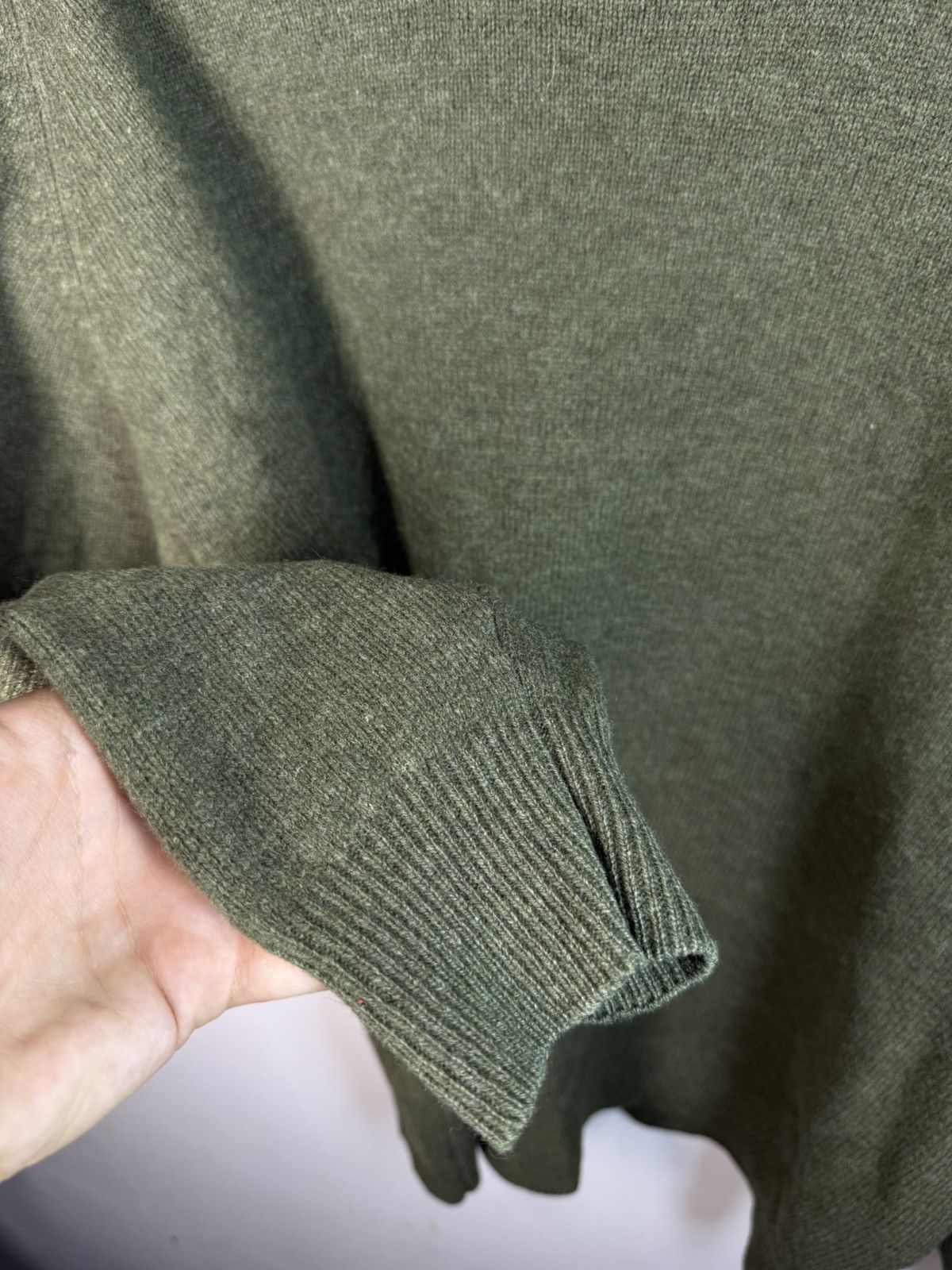Yves Saint Laurent 90s Wool YSL Sweater Green Soft knitted YSL Sweatshirt Size US XL / EU 56 / 4 - 13 Thumbnail