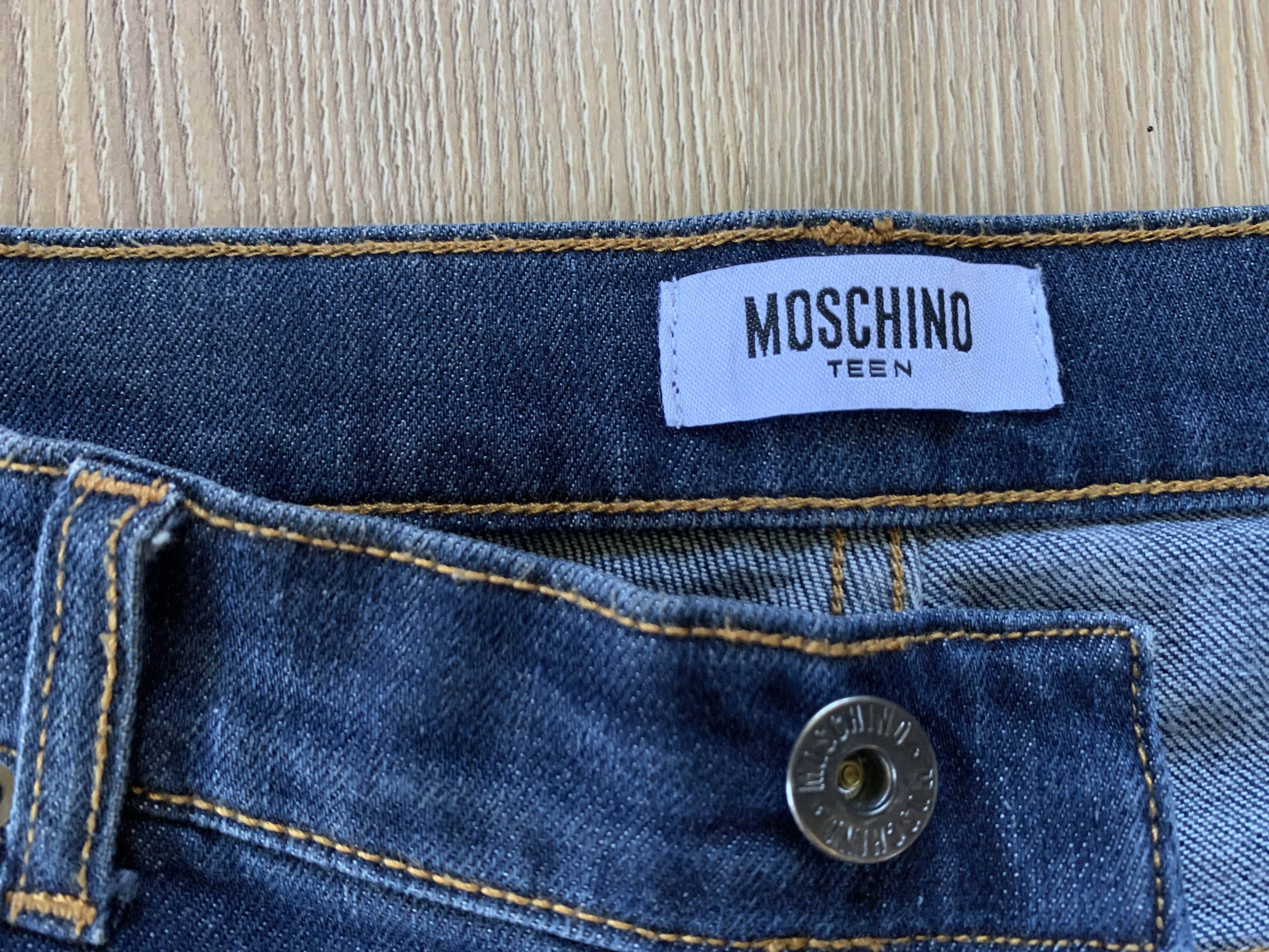 Moschino Moschino Teen Junior Stripe Lampas Multilogo Jeans Size US 26 / EU 42 - 7 Thumbnail
