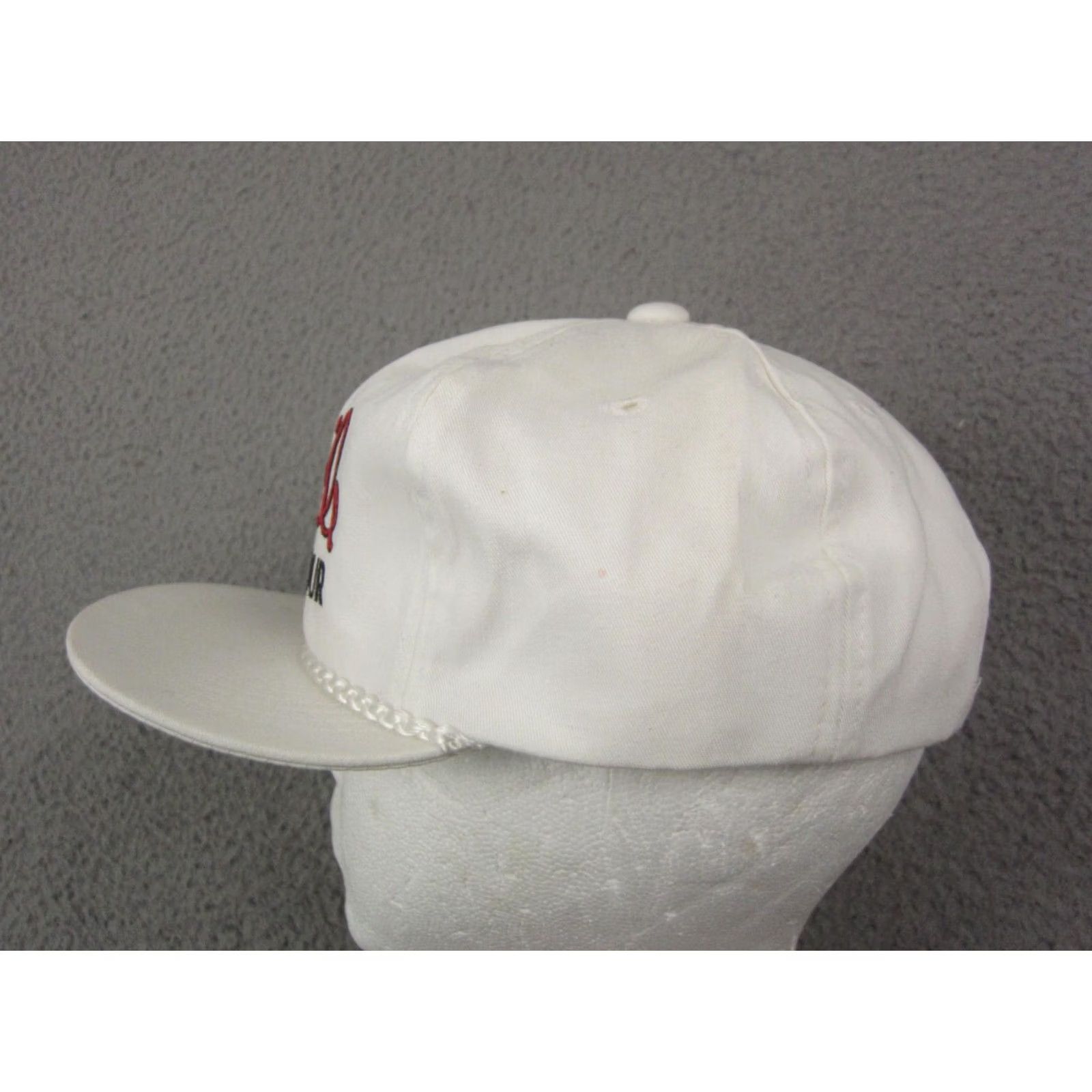 Vintage VINTAGE Exile On Tour Hat Mens One Size White Snapback 80s Concert Band Cap Size ONE SIZE - 7 Thumbnail
