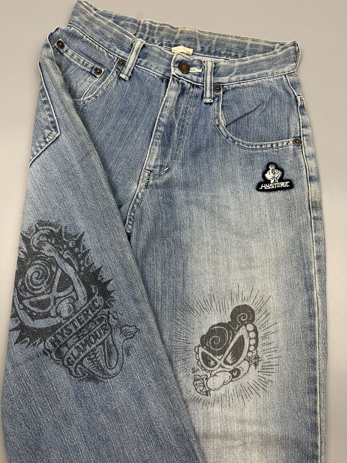 Hysteric Glamour × Japanese Brand 🔥RARE🔥VINTAGE HYSTERIC GLAMOUR JEANS Size US 26 / EU 42 - 3 Thumbnail