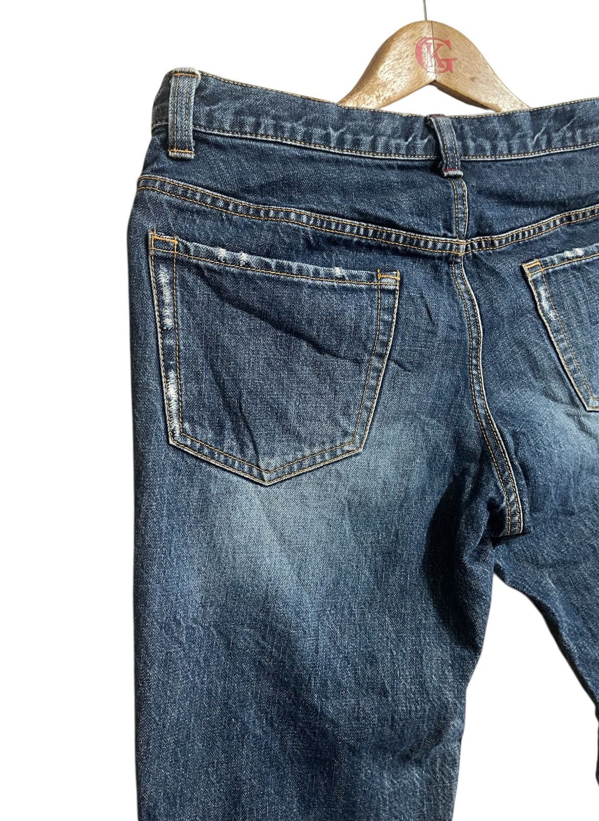 Issey Miyake Sunao Kuwahara by Issey Miyake Denim Stone Washed W30 L38 Size US 30 / EU 46 - 11 Thumbnail