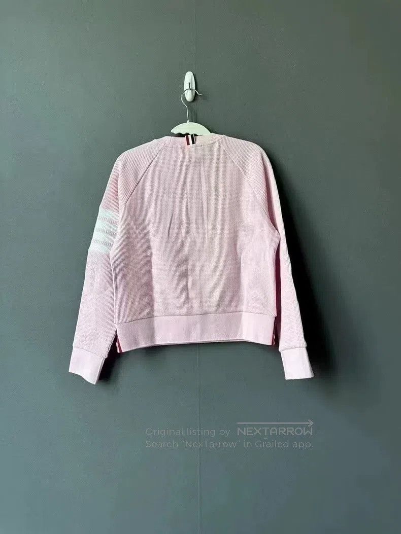 Thom Browne Thom Browne Pink waffle hoodie Size US XS / EU 42 / 0 - 2 Thumbnail