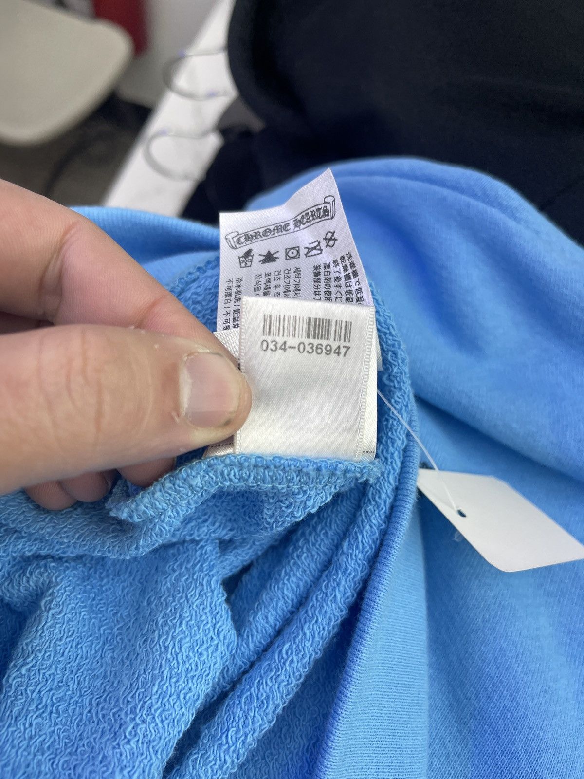 Chrome Hearts Chrome hearts matttboy crewneck light blue Size US L / EU 52-54 / 3 - 7 Thumbnail
