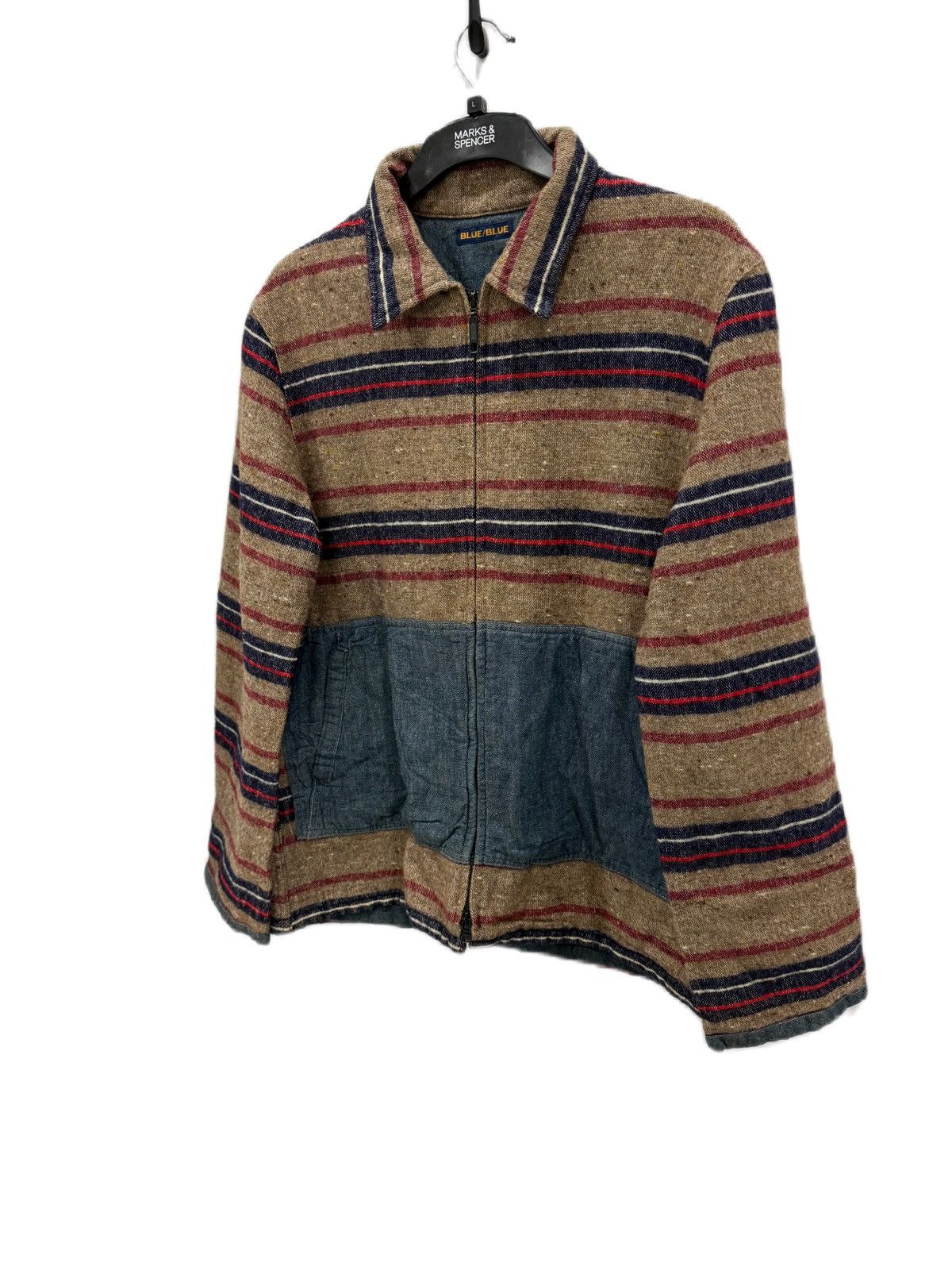 Blue Blue Japan VINTAGE BLUE BLUE JAPAN NAVAJO STYLE JACKET INDIGO KAPITAL Size US M / EU 48-50 / 2 - 3 Thumbnail