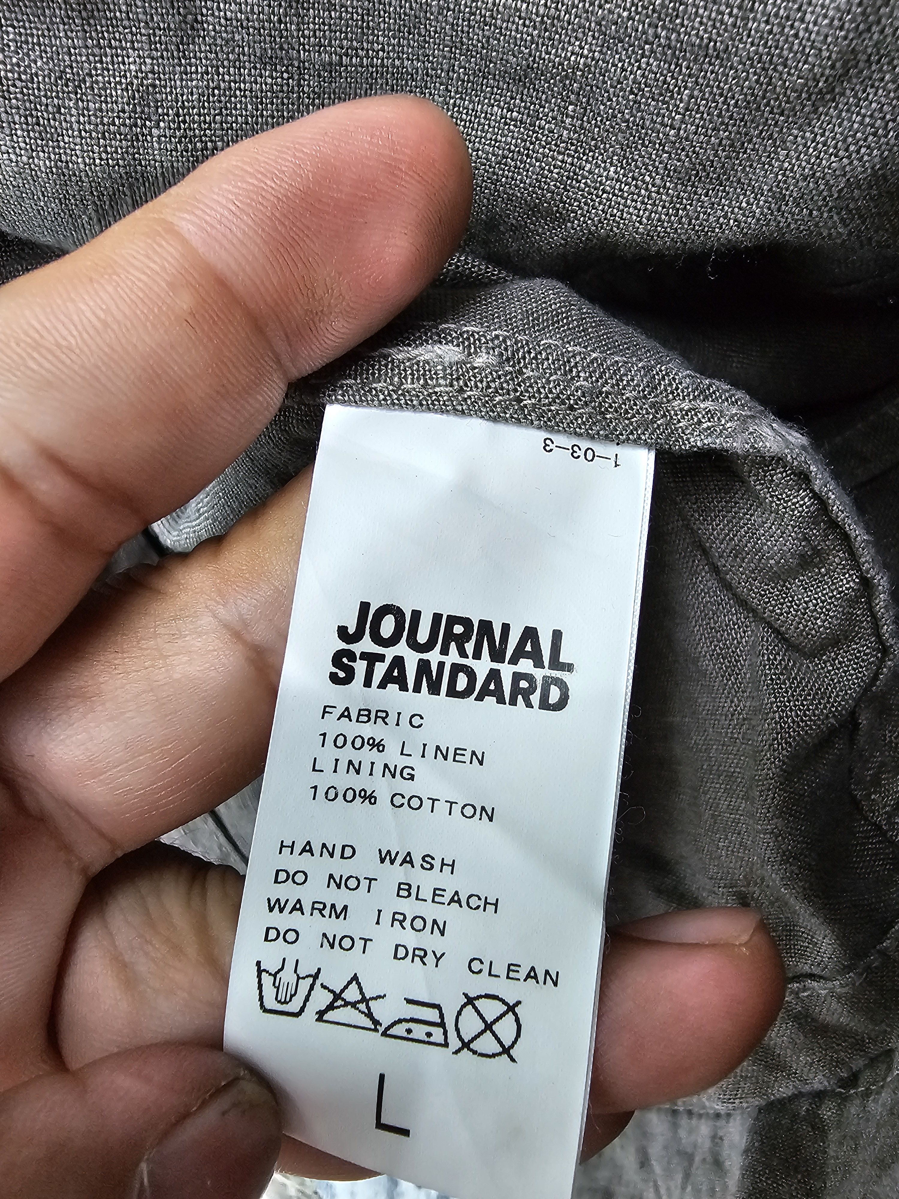 Journal Standard Vintage JOURNAL STANDARD Button Ups Linen Jacket J0138 Size US M / EU 48-50 / 2 - 12 Thumbnail
