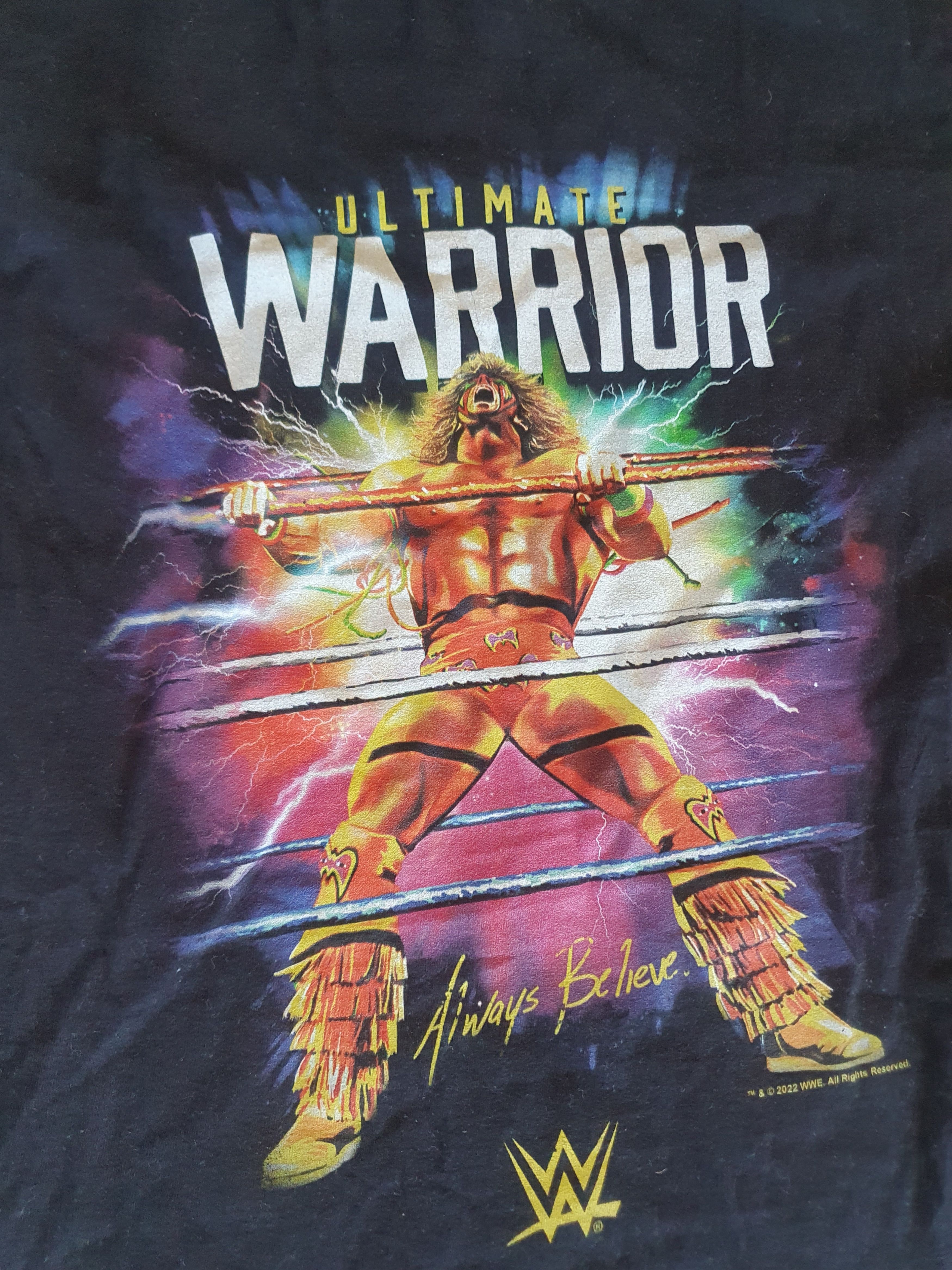 WWE Ultimate Warior Always Believe WWE 2022 t-shirt sz 4XL Size US XXL / EU 58 / 5 - 2 Thumbnail