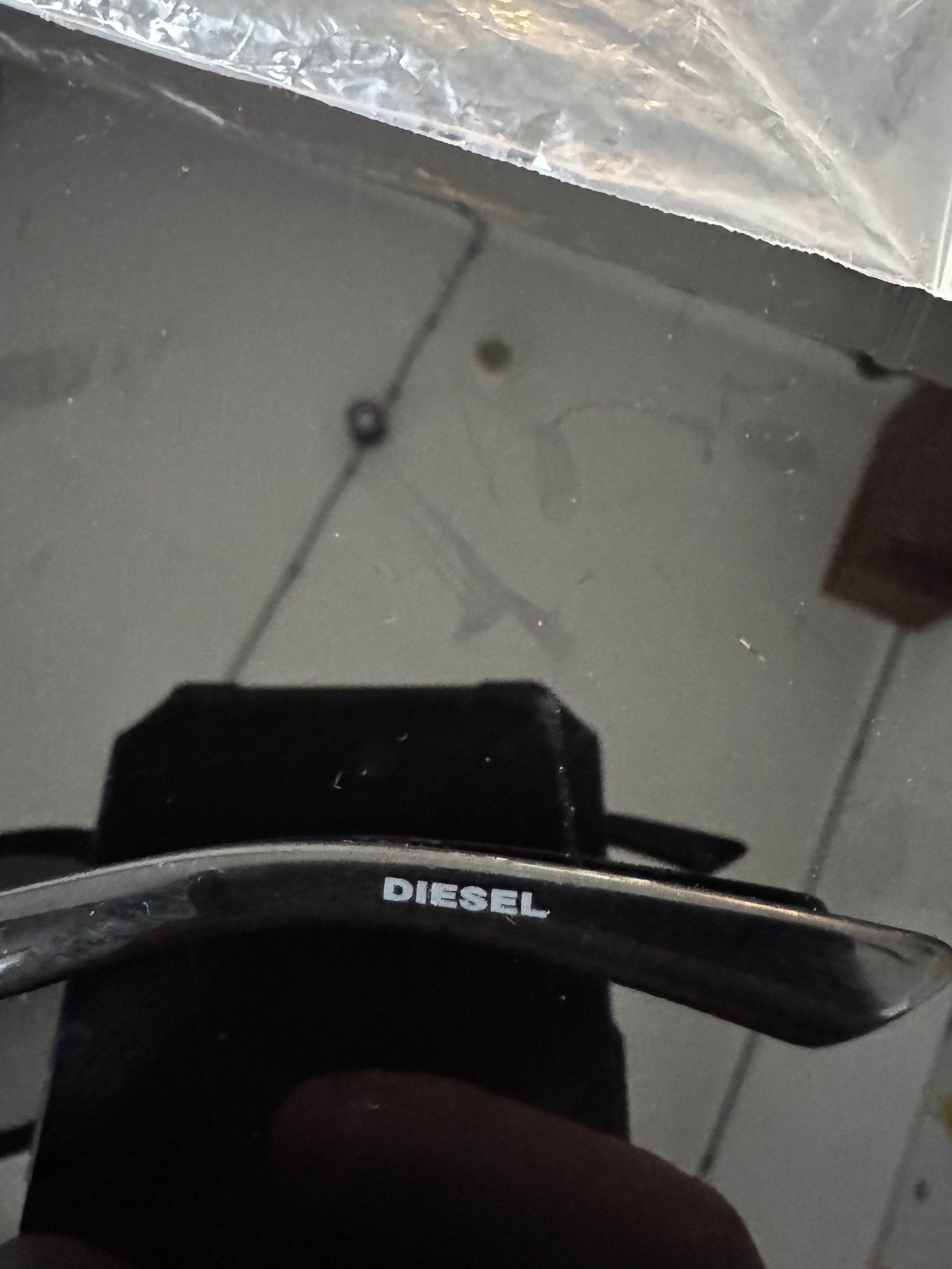 Diesel Diesel '90s Black & Silver Oversized Sunglasses Size ONE SIZE - 5 Thumbnail