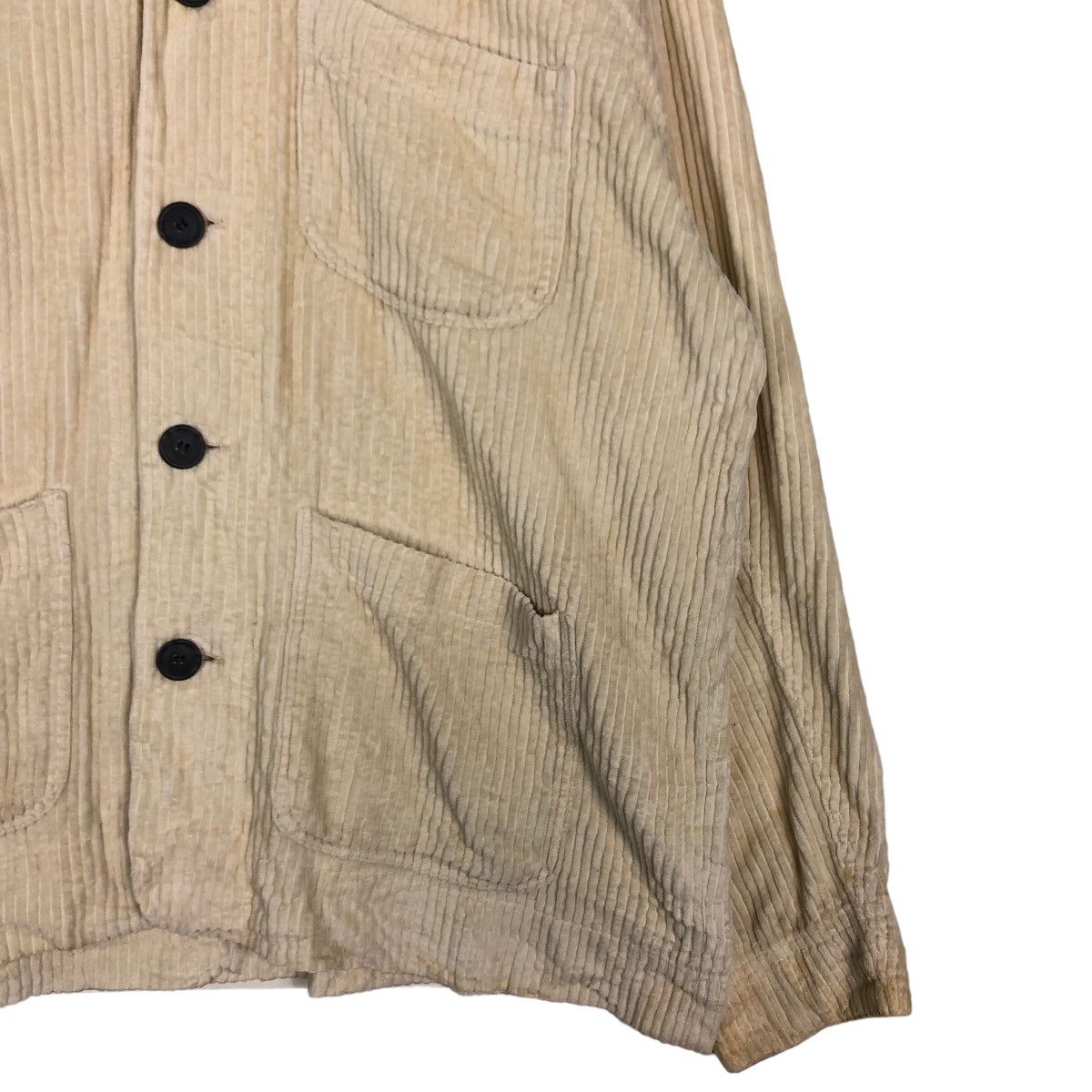 Issey Miyake 🔥Vintage Chore Corduroy Jacket Big Pocket Seavan Japan Made Size US L / EU 52-54 / 3 - 5 Thumbnail