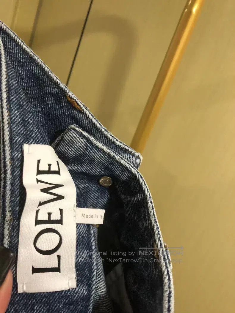 Loewe Loewe size XS Anagram Denim Shorts Size 22" - 4 Thumbnail