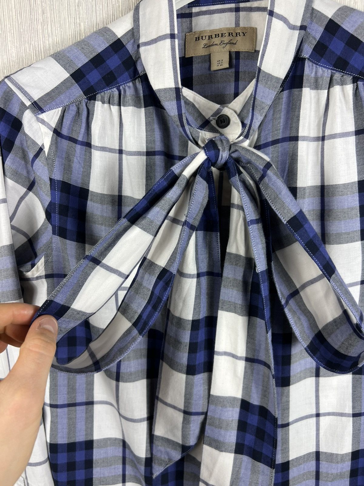 Burberry Burberry London nova check plaid checked with large bow Size XS / US 0-2 / IT 36-38 - 7 Thumbnail