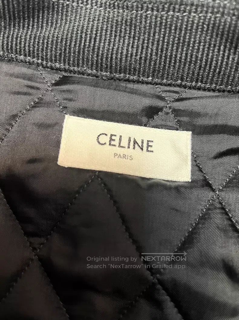 Celine Celine Crystal Embroidered Logo Corduroy Cotton Jacket Size US L / EU 52-54 / 3 - 5 Thumbnail