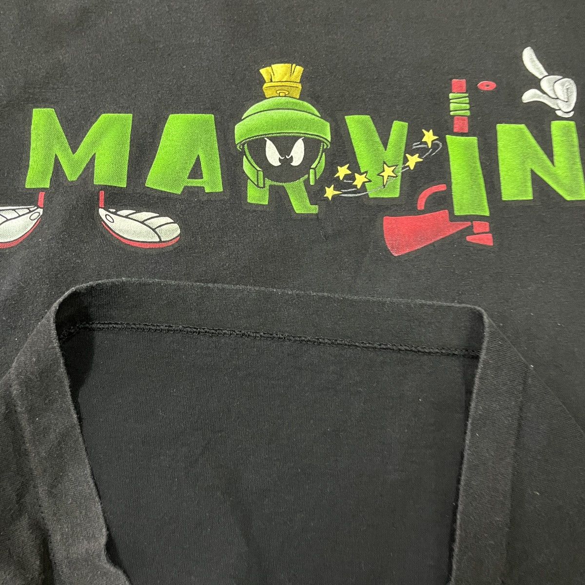 Cartoon Network × Vintage × Warner Bros Vintage 90s Marvin X Warner Bros Studio Single Stitches Size US M / EU 48-50 / 2 - 14 Thumbnail