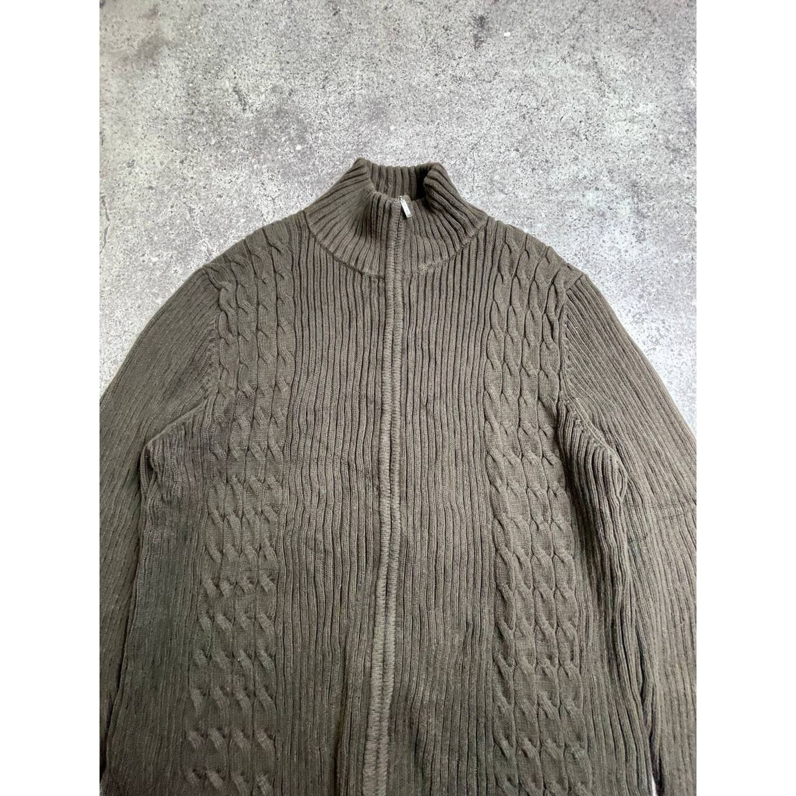 Eddie Bauer Vintage Eddie Bauer Blue Cable Knit Sweater Size L Size L / US 10 / IT 46 - 4 Thumbnail