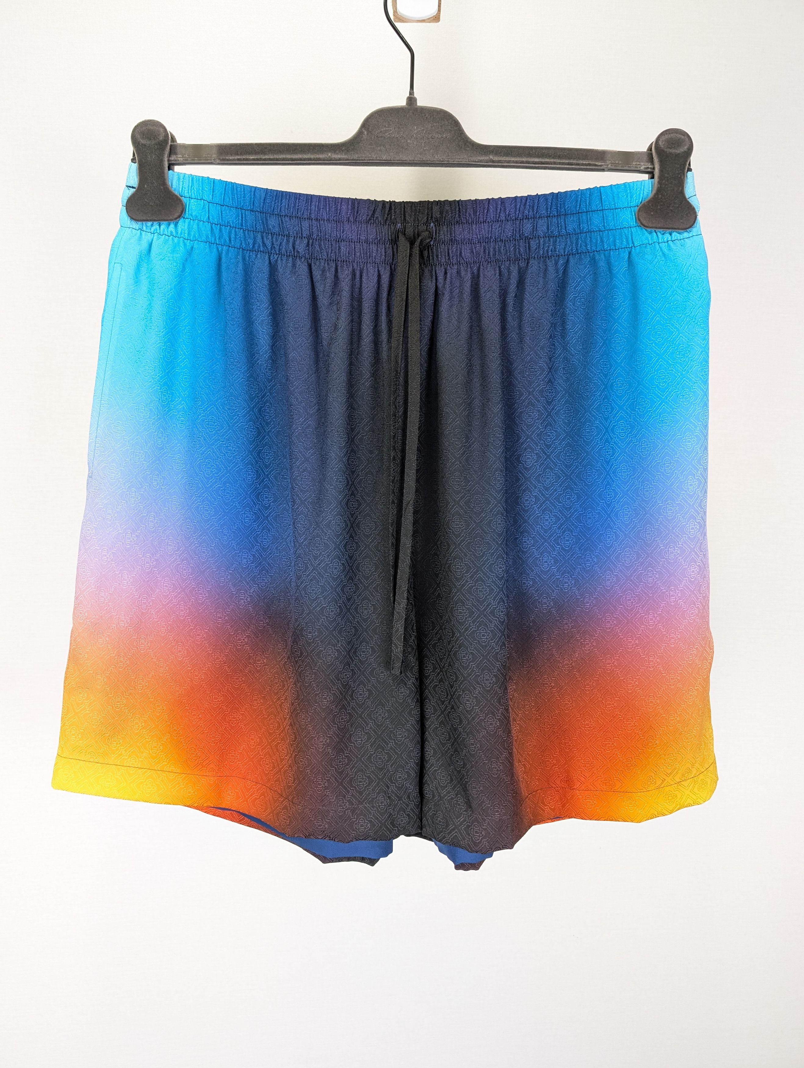 Casablanca o1rshd1 DUP / Drawstring Silk Shorts in Gradient Size US 38 / EU 54 - 2 Thumbnail