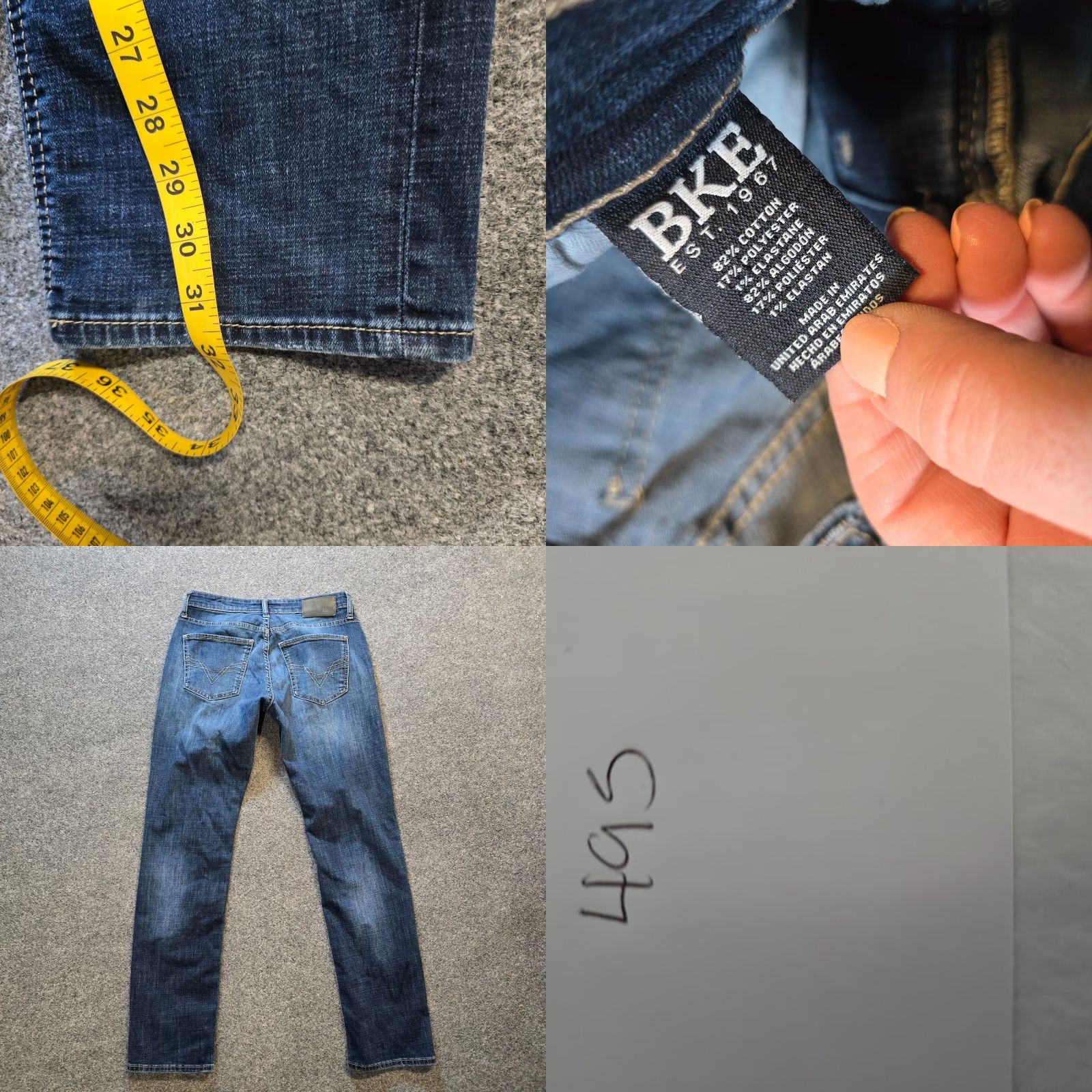 Vintage **Buckle Mid Rise Tapered Jeans Mens Blue 30x32** User: **Buckle Tapered Mid Rise Jeans Mens Blue 30x32** Size 30" / US 8 / IT 44 - 8 Thumbnail