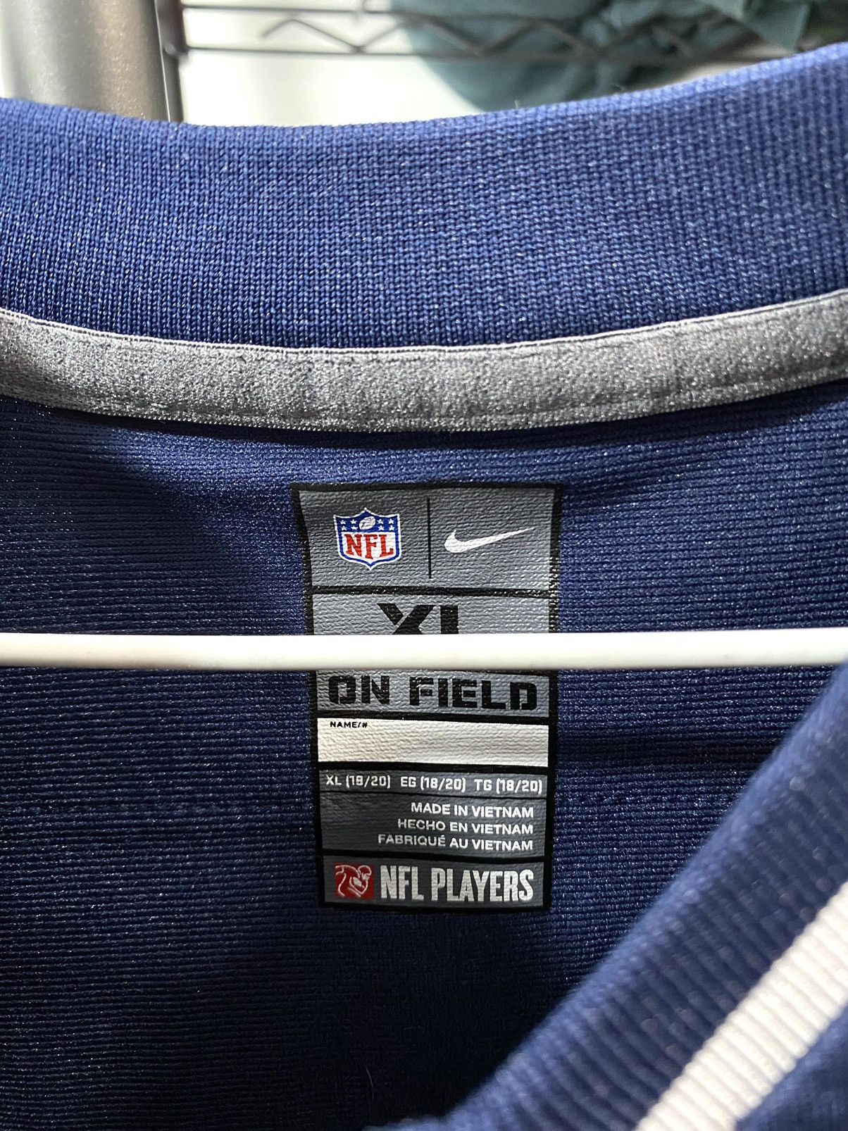 NFL Vintage Nike tee NFL Patriots 12 Brady Jersey T Shirt Size US L / EU 52-54 / 3 - 8 Thumbnail