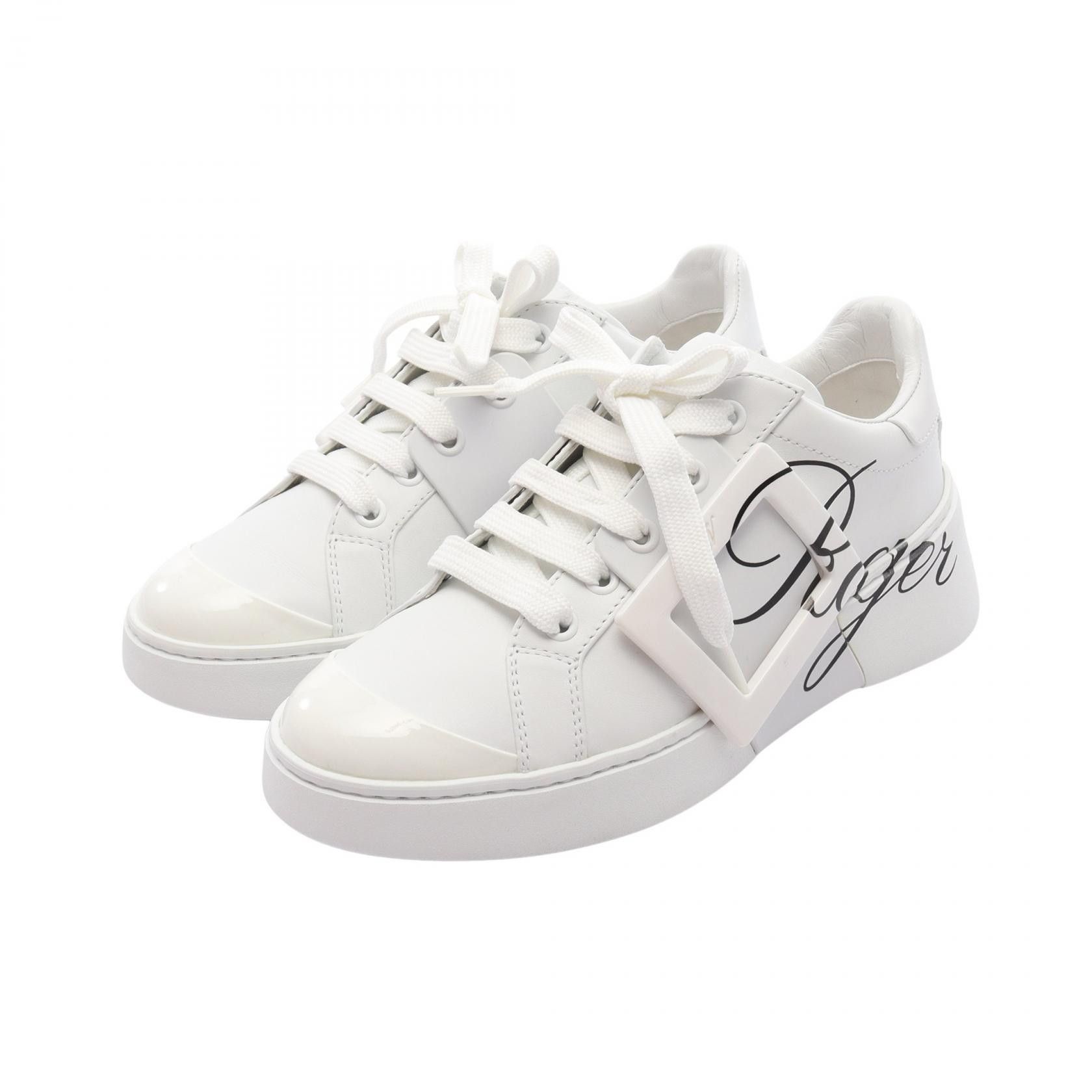 Roger Vivier Roger Vivier Roger Vivier VIV SKATE Leather Sneakers Leather Shoes Size ONE SIZE - 1 Thumbnail
