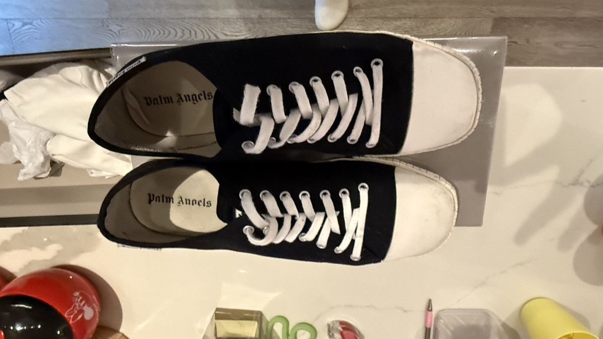 Palm Angels Palm Angels Square Vulcanized Sneakers Size US 12 / EU 45 - 4 Thumbnail